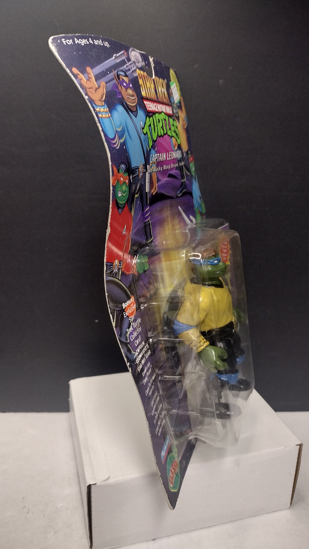 1994 TMNT Star Trek Captain Leonardo MOC Action Figure Playmates