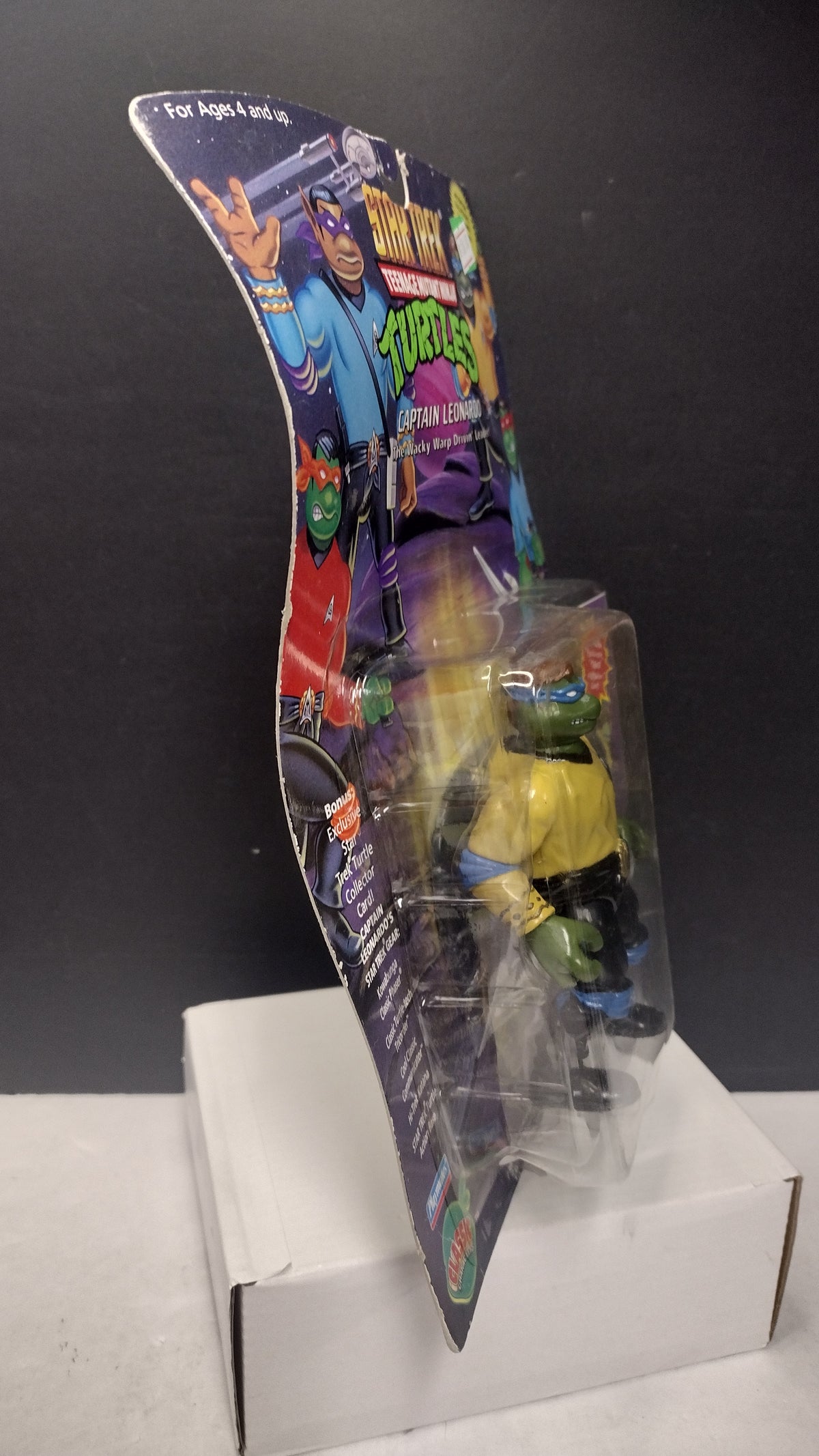 1994 TMNT Star Trek Captain Leonardo MOC Action Figure Playmates
