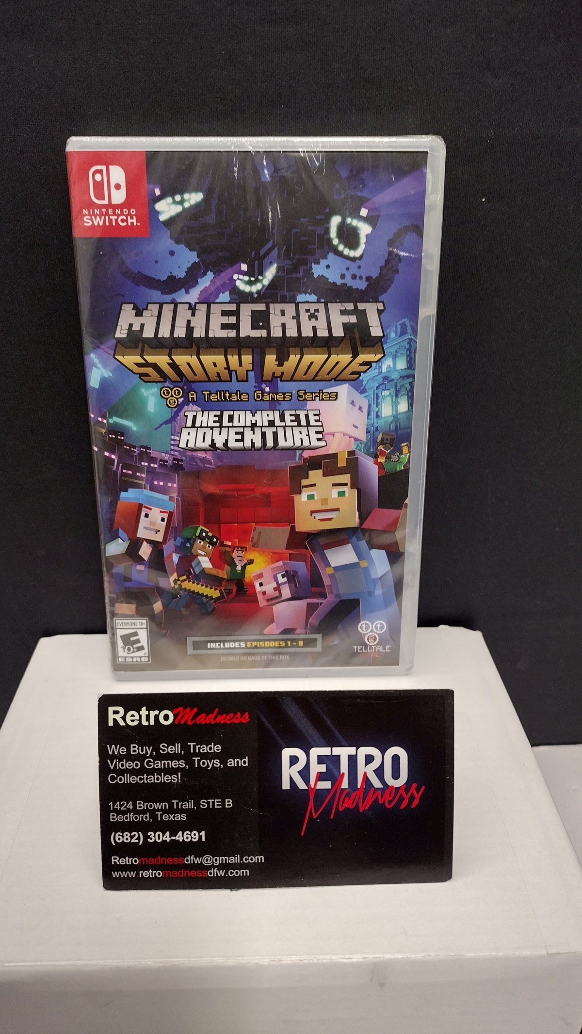 Minecraft: Story Mode The Complete Adventure Nintendo Switch- Sealed New