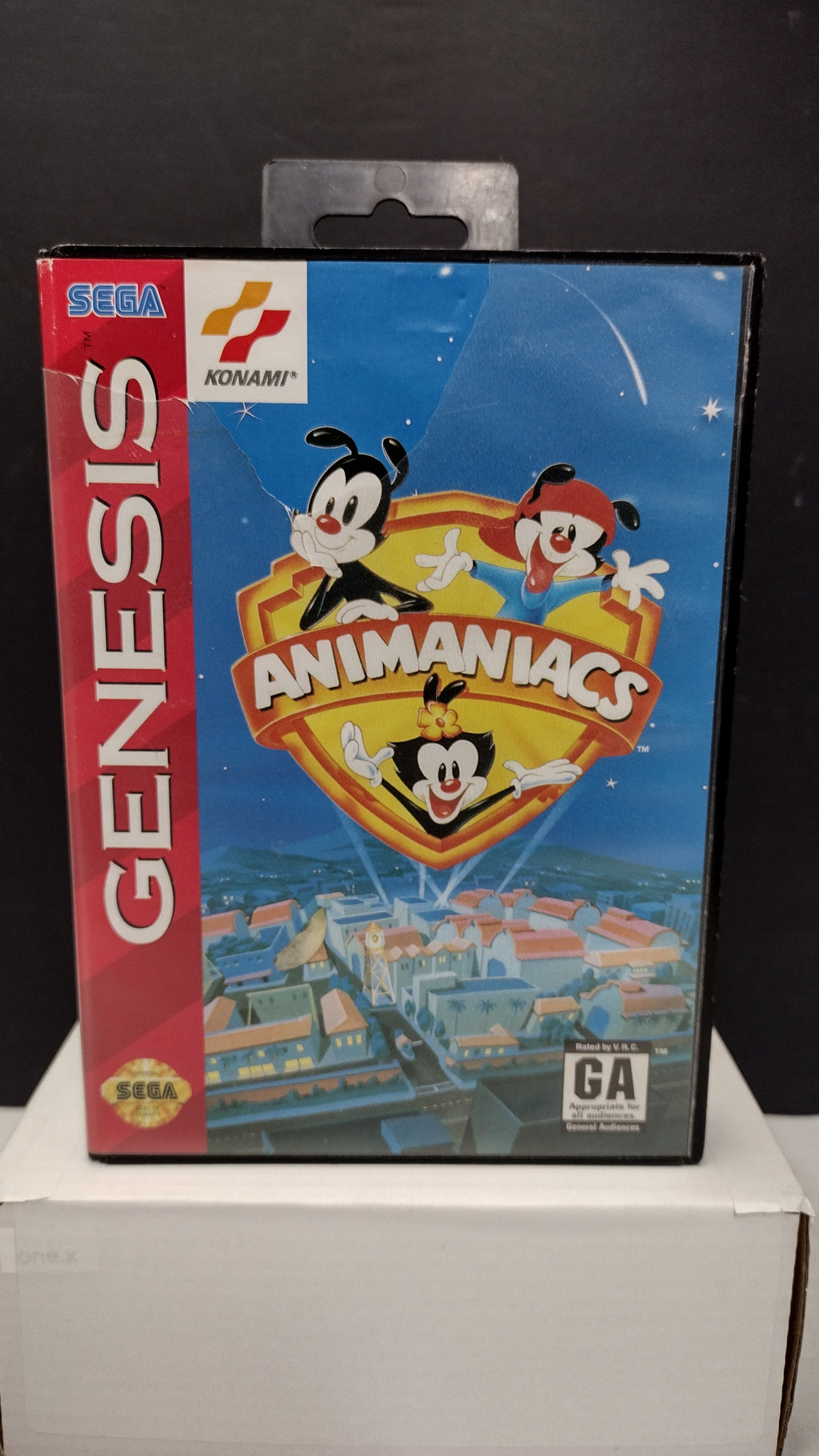 Vintage Animaniacs Sega Genesis Box Only (No Game or Manual)