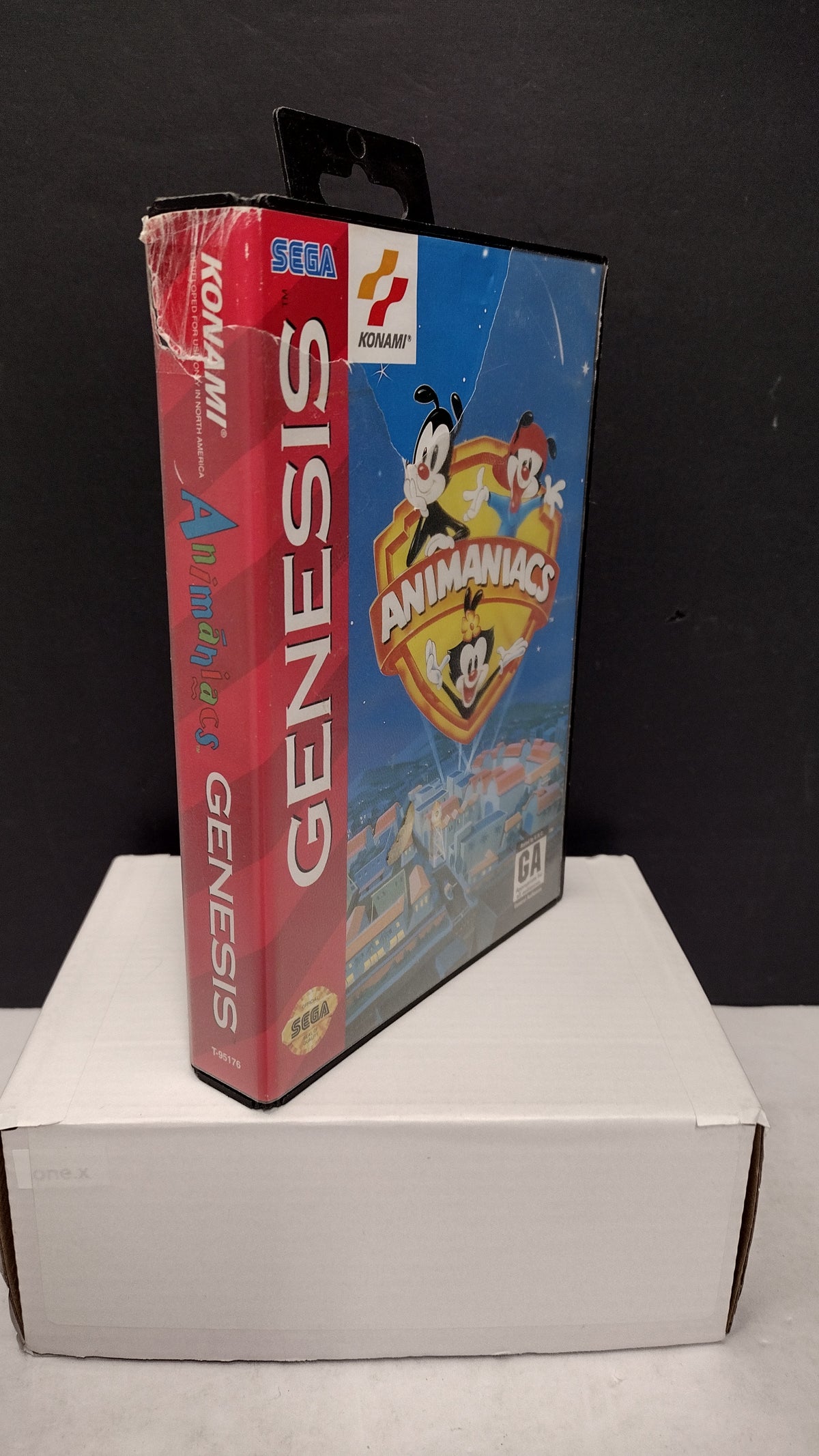 Vintage Animaniacs Sega Genesis Box Only (No Game or Manual)