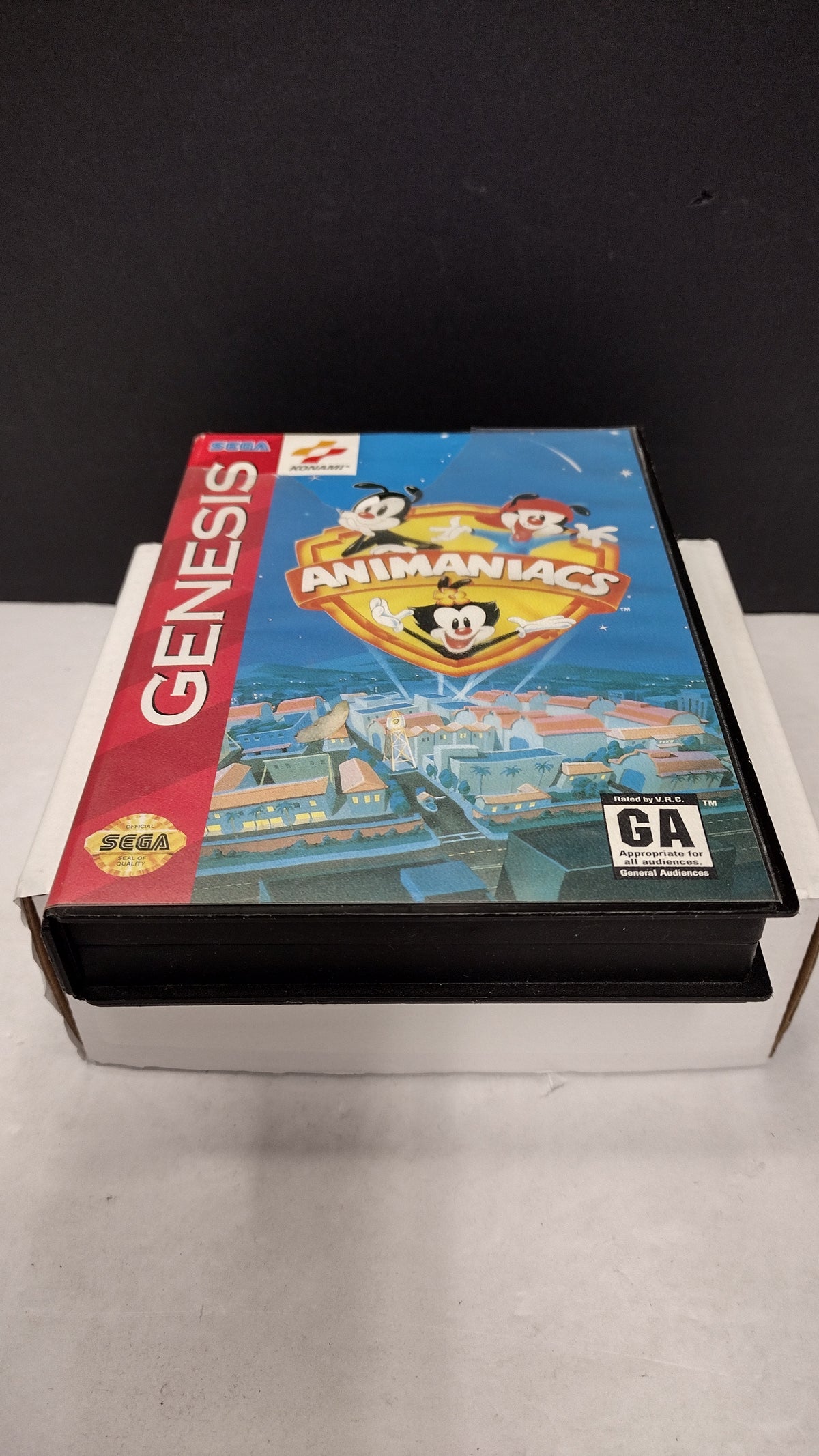 Vintage Animaniacs Sega Genesis Box Only (No Game or Manual)