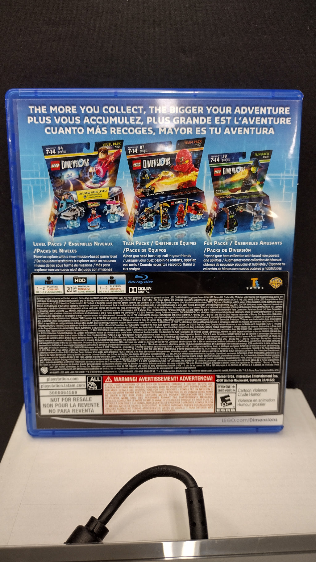 LEGO Dimensions PlayStation 4 PS4 Game CIB Complete In Box with Toy Pad Portal Base