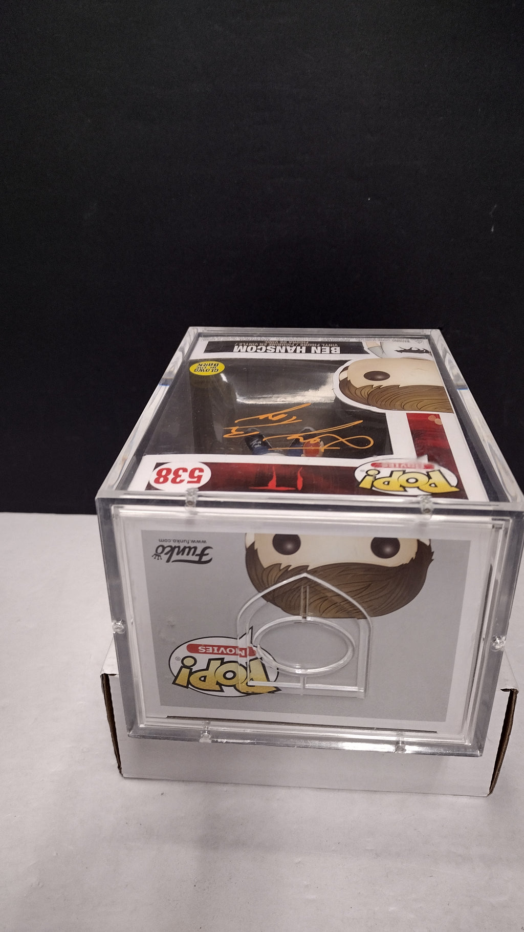 Funko Pop IT Movie Ben Hanscom #538 Signed JSA Authenticated Graded Acrylic Case