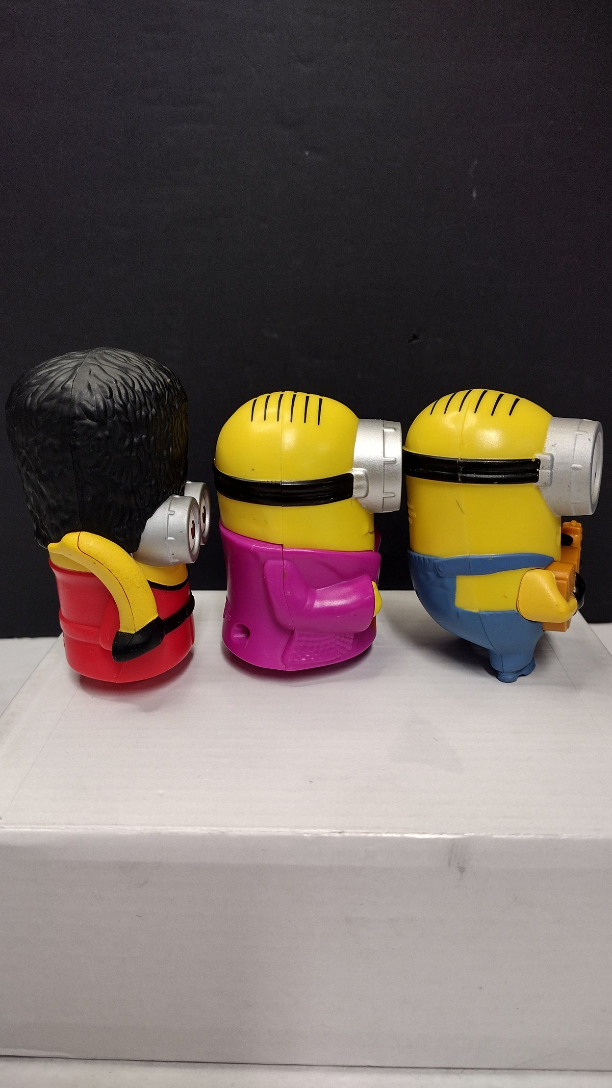 2015 McDonalds Happy Meal Minions Lot 3 Figures Groovy- Guitar- Royal Guard