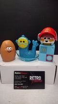 4 Piece McDonalds Happy Meal Lot- Kerwin Frost McNugget- Torrus- Cap-Cap- Alya