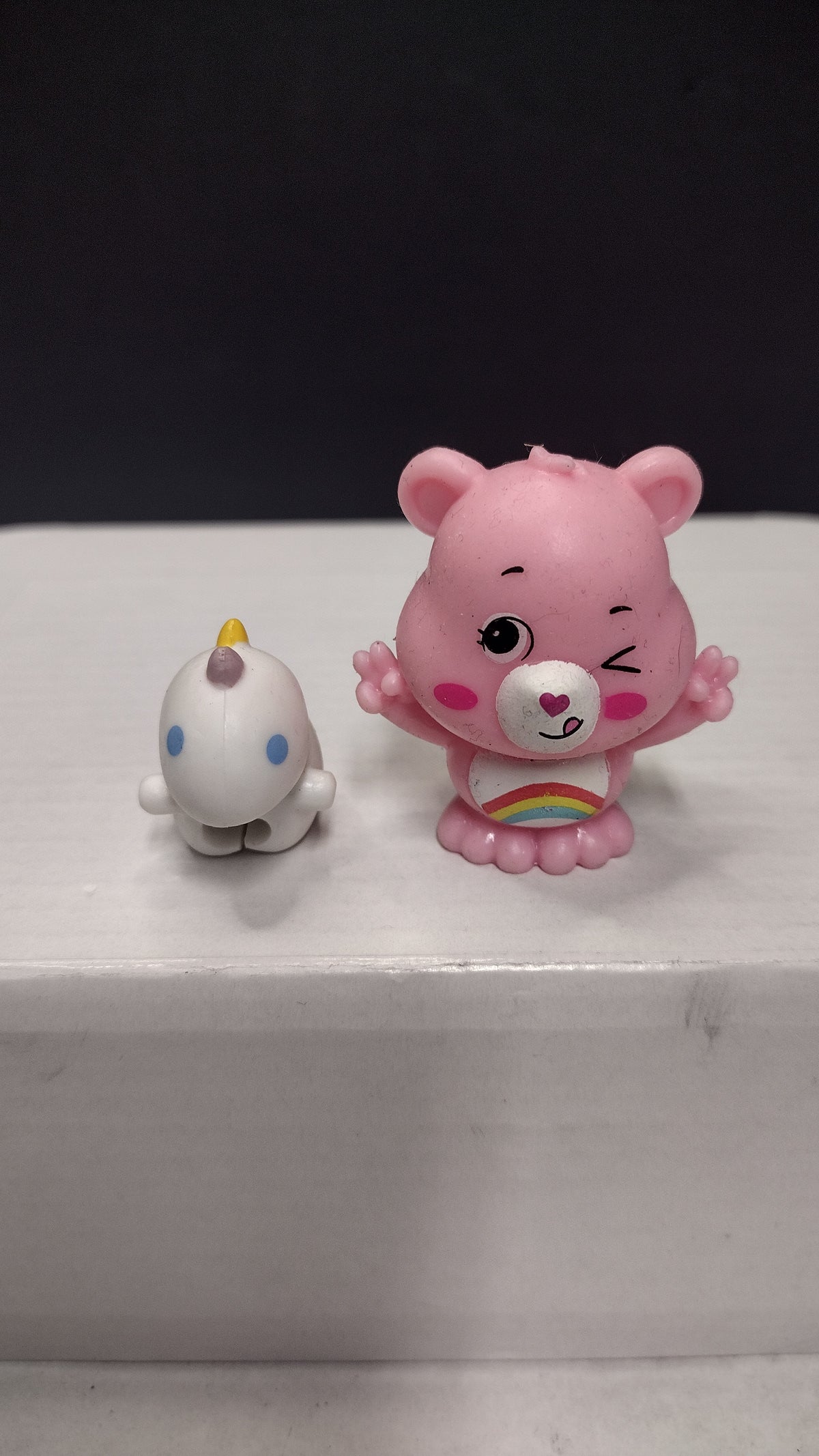 Care Bears Cheer Bear Mashems Squishy & Dino Monster Wire Clip Figure