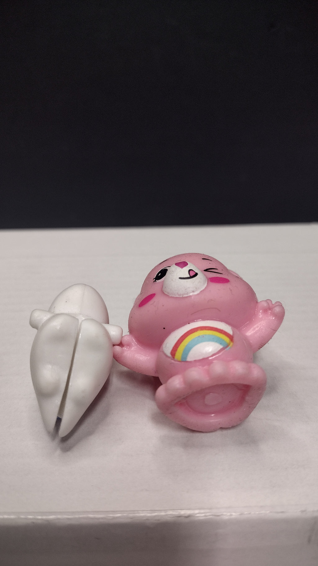 Care Bears Cheer Bear Mashems Squishy & Dino Monster Wire Clip Figure