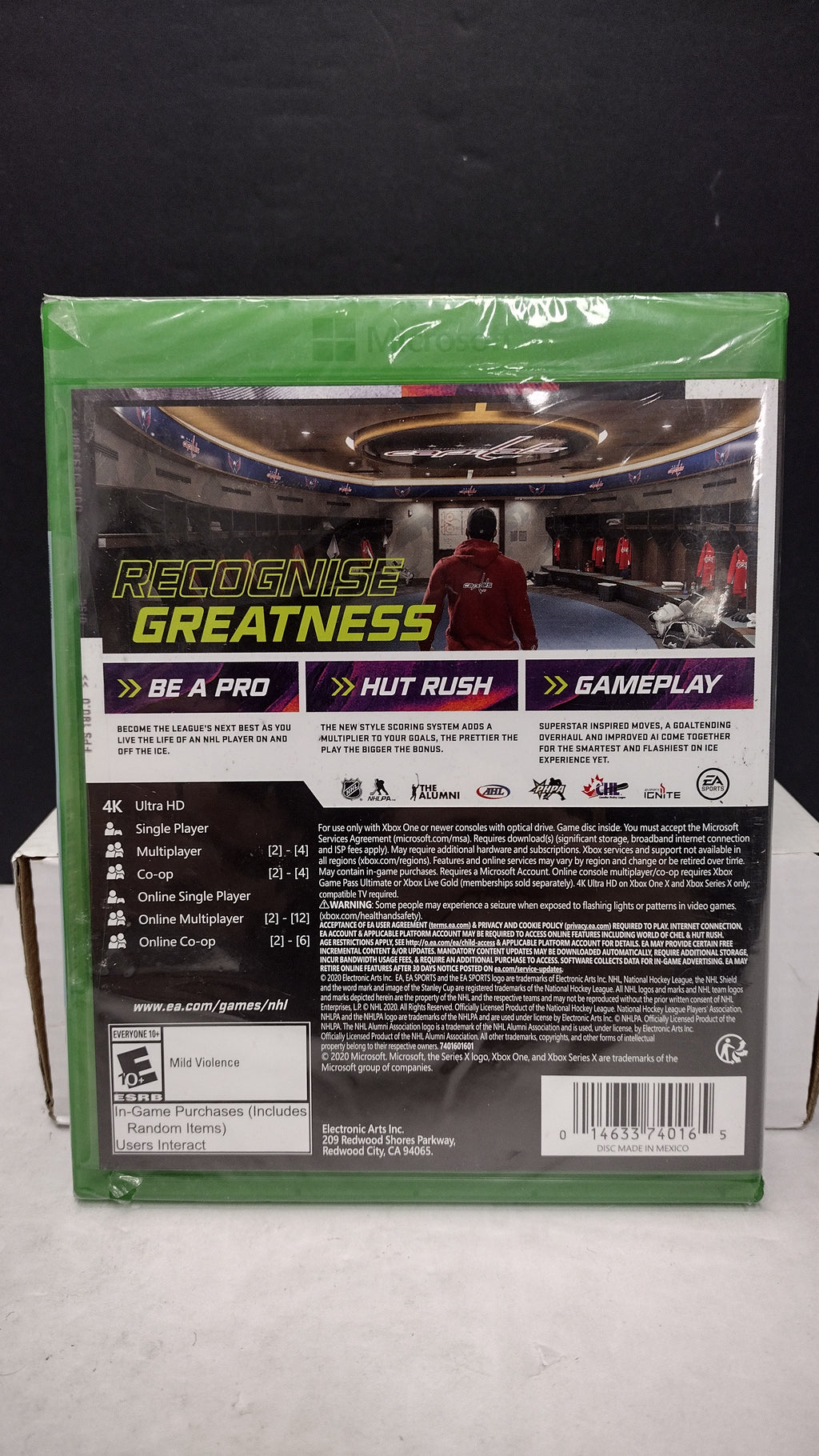 NHL 21 Xbox One Xbox Series X Brand New Sealed Game
