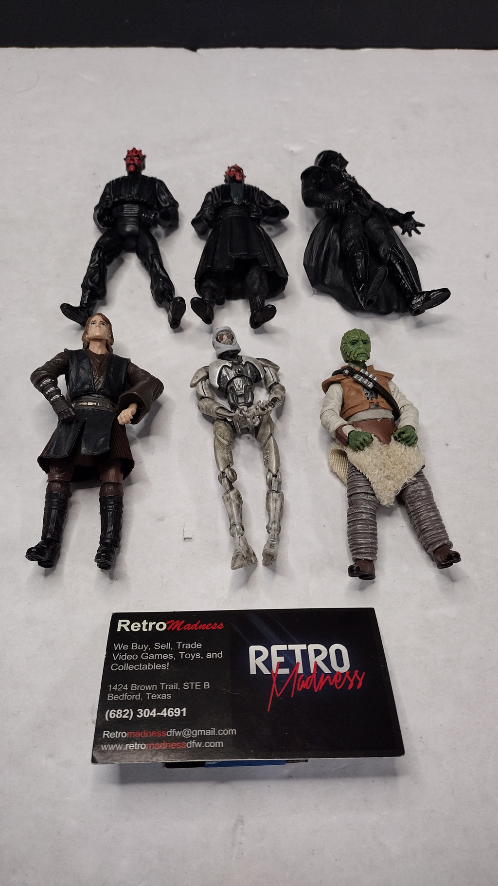 Star Wars Action Figures- Lot A - 6 Figures- No Accessories