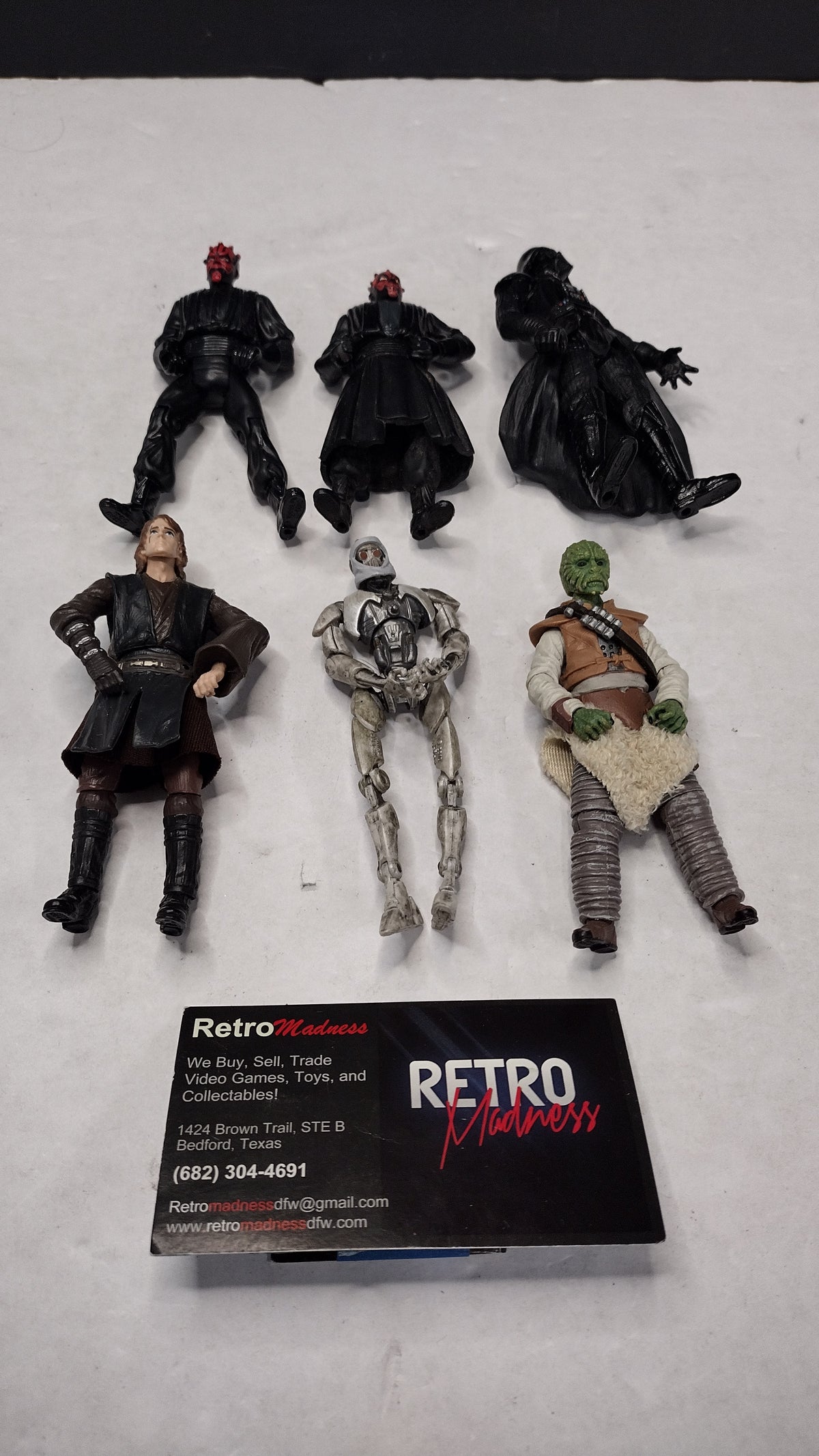 Star Wars Action Figures- Lot A - 6 Figures- No Accessories