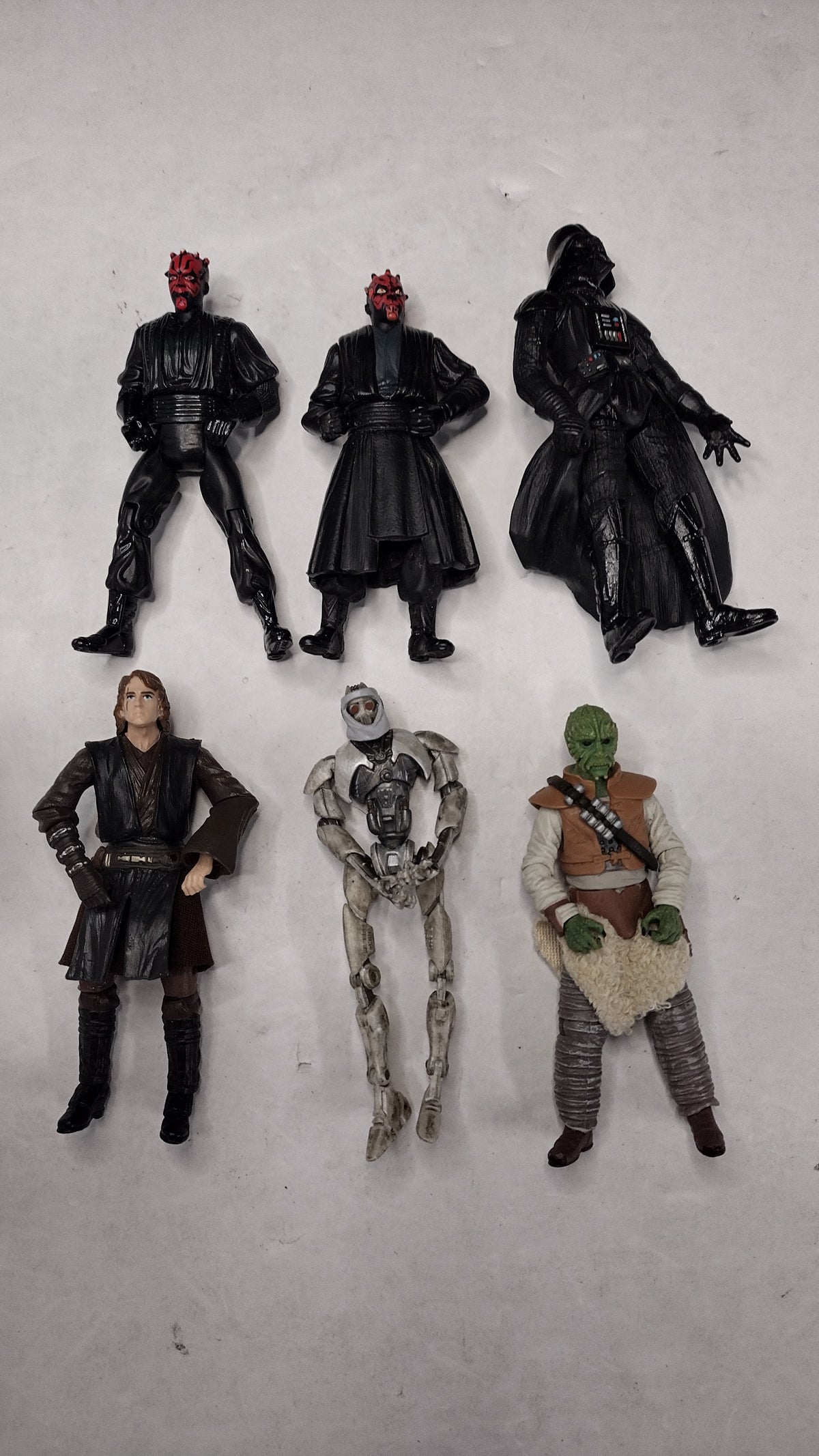 Star Wars Action Figures- Lot A - 6 Figures- No Accessories