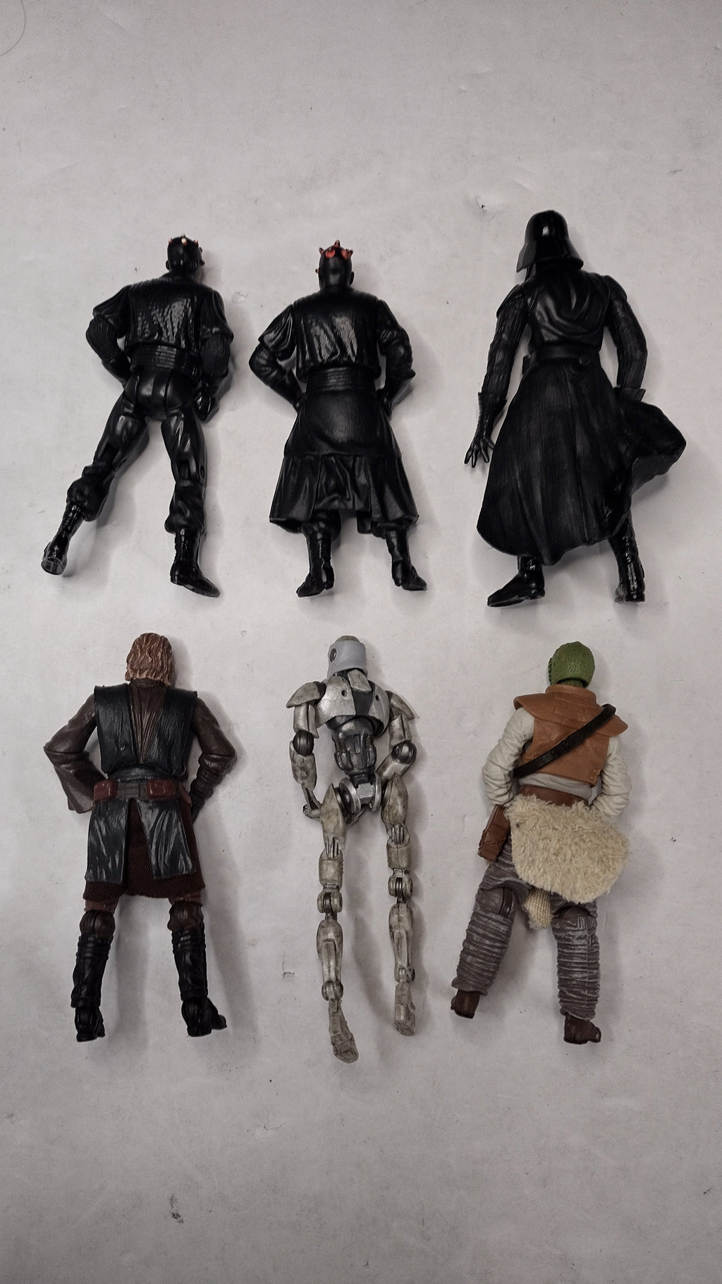 Star Wars Action Figures- Lot A - 6 Figures- No Accessories
