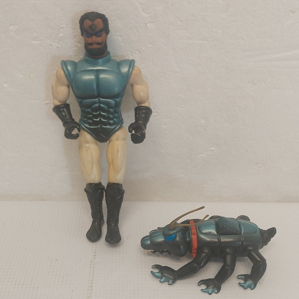 1984 Coleco Sectaurs Mantor and Bituar Lot Incomplete