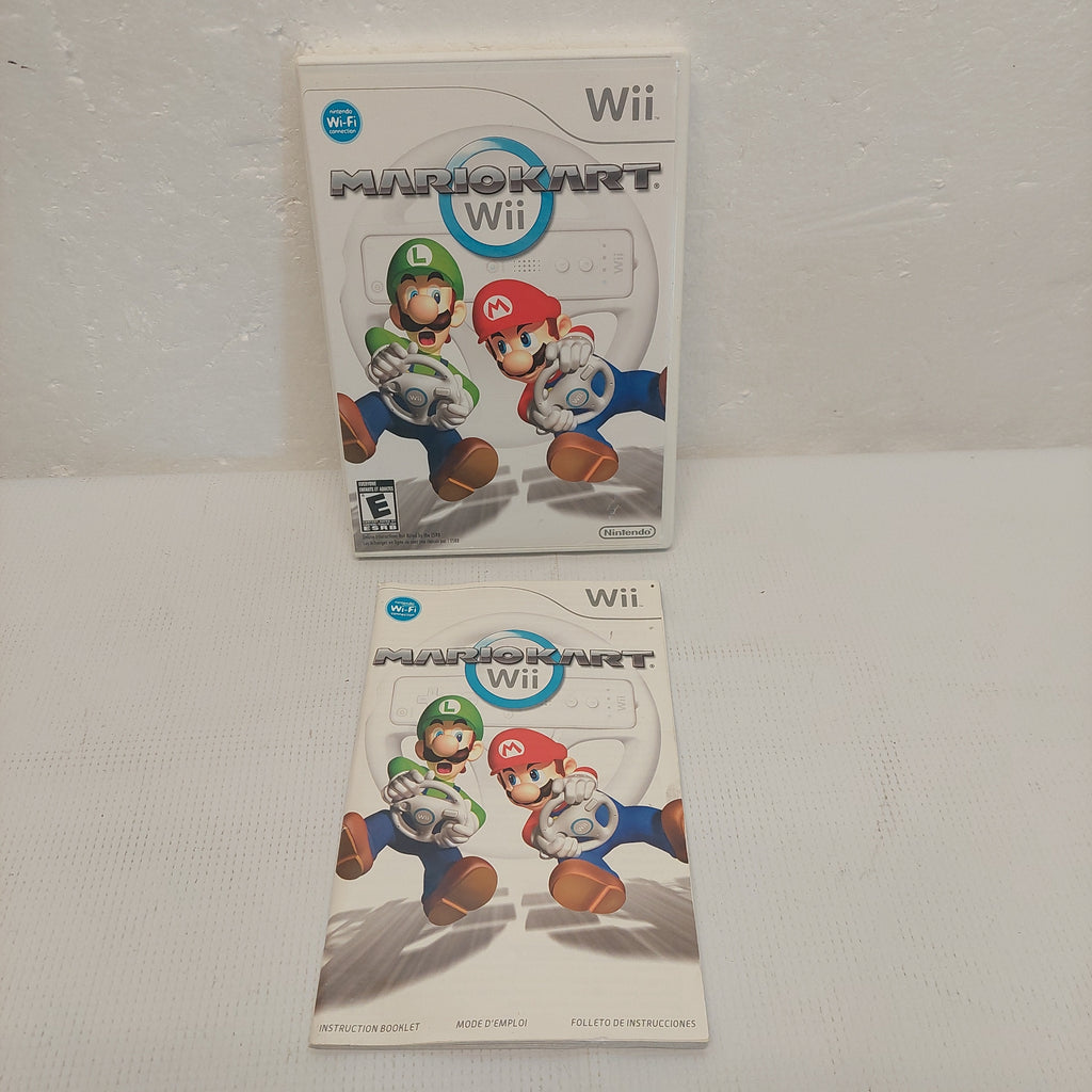 Nintendo Wii Mario Kart Case and Manual ONLY No Game