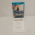 Nintendo Wii U Legend of Zelda Breath of the Wild Case and Inserts ONLY No Game