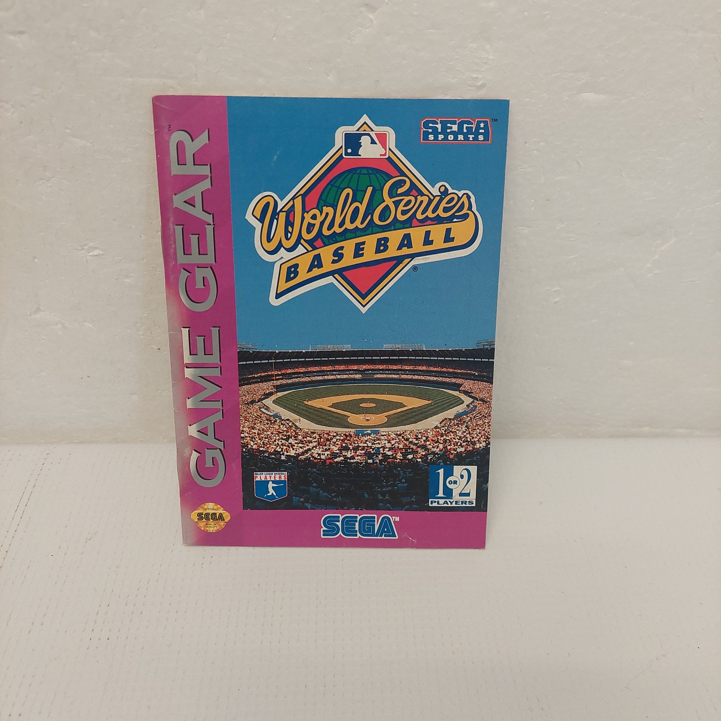 World Series Baseball Sega Game Gear Manual ONLY