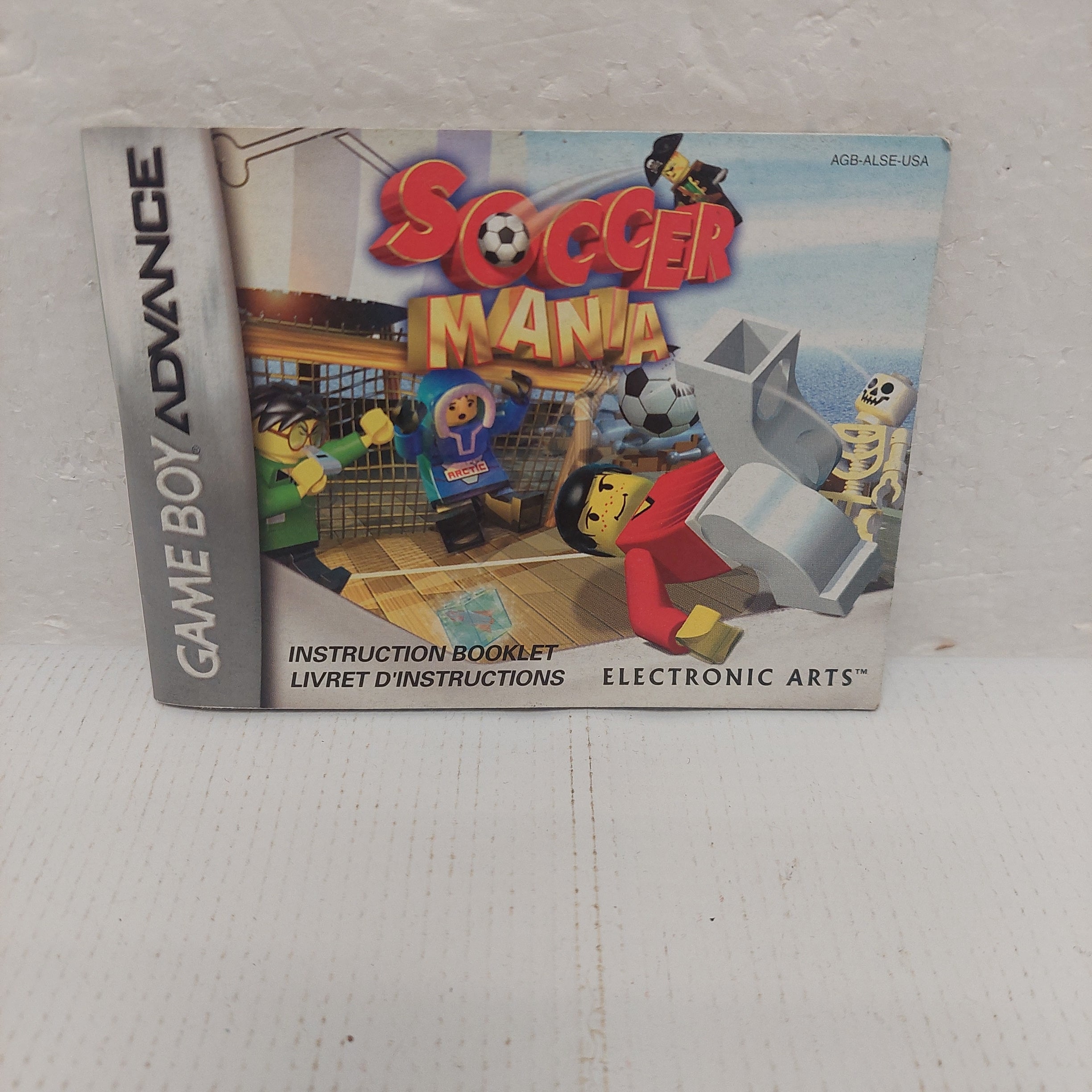 Nintendo Game Boy Advance Soccer Mania Instruction Manual ONLY