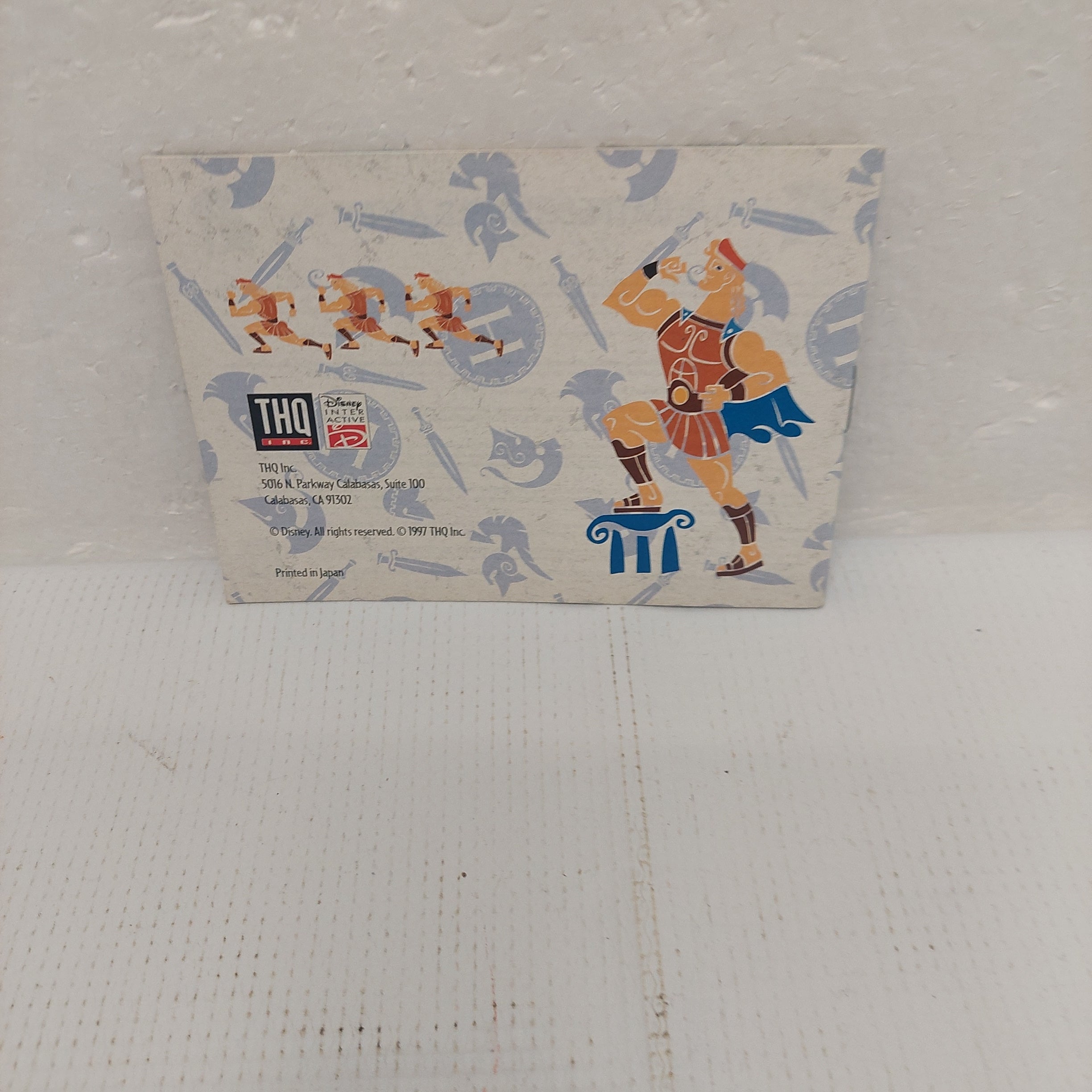 Disney's Hercules Nintendo Game Boy Instruction Manual ONLY