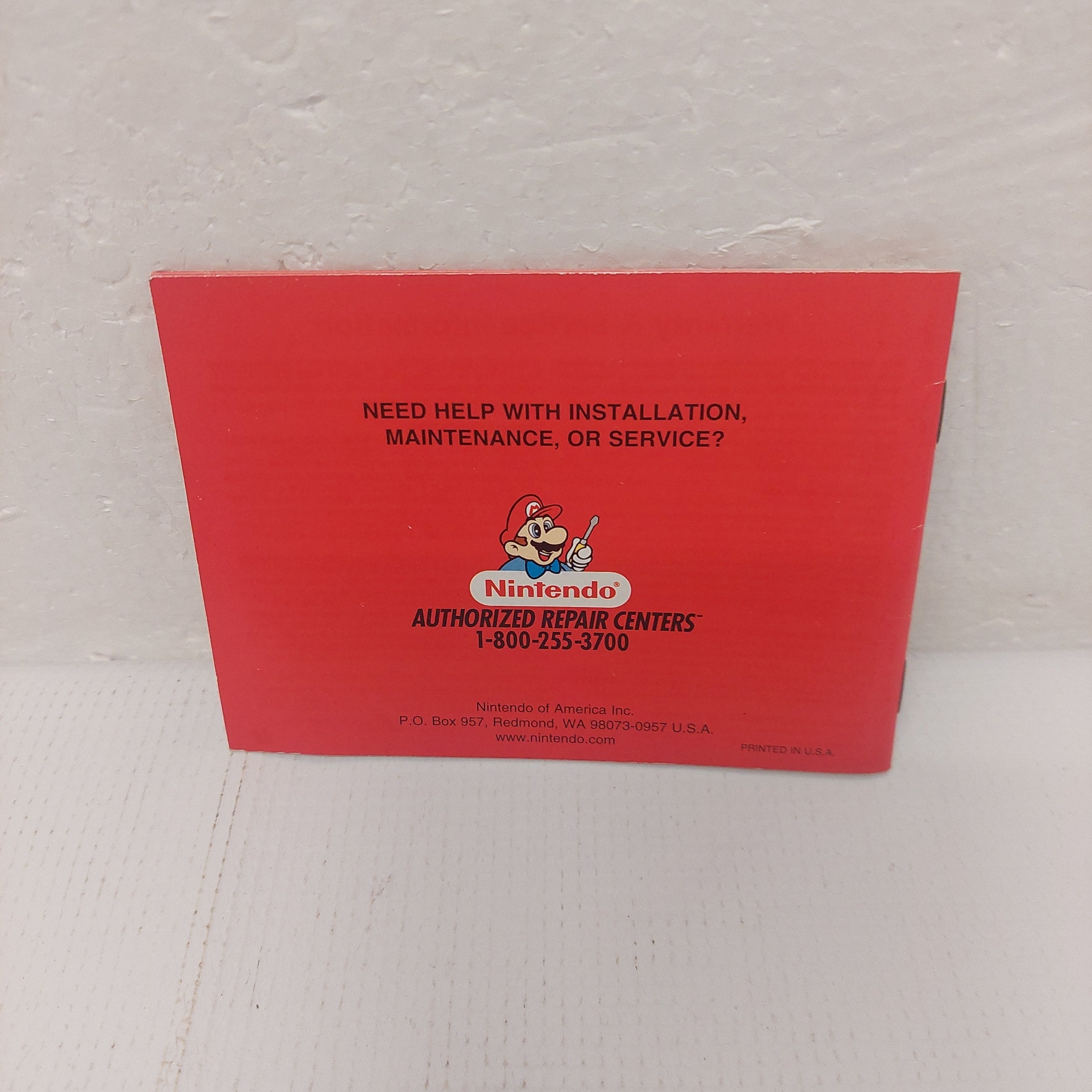 Nintendo Game Boy Color Mickey's Racing Adventure Instruction Manual