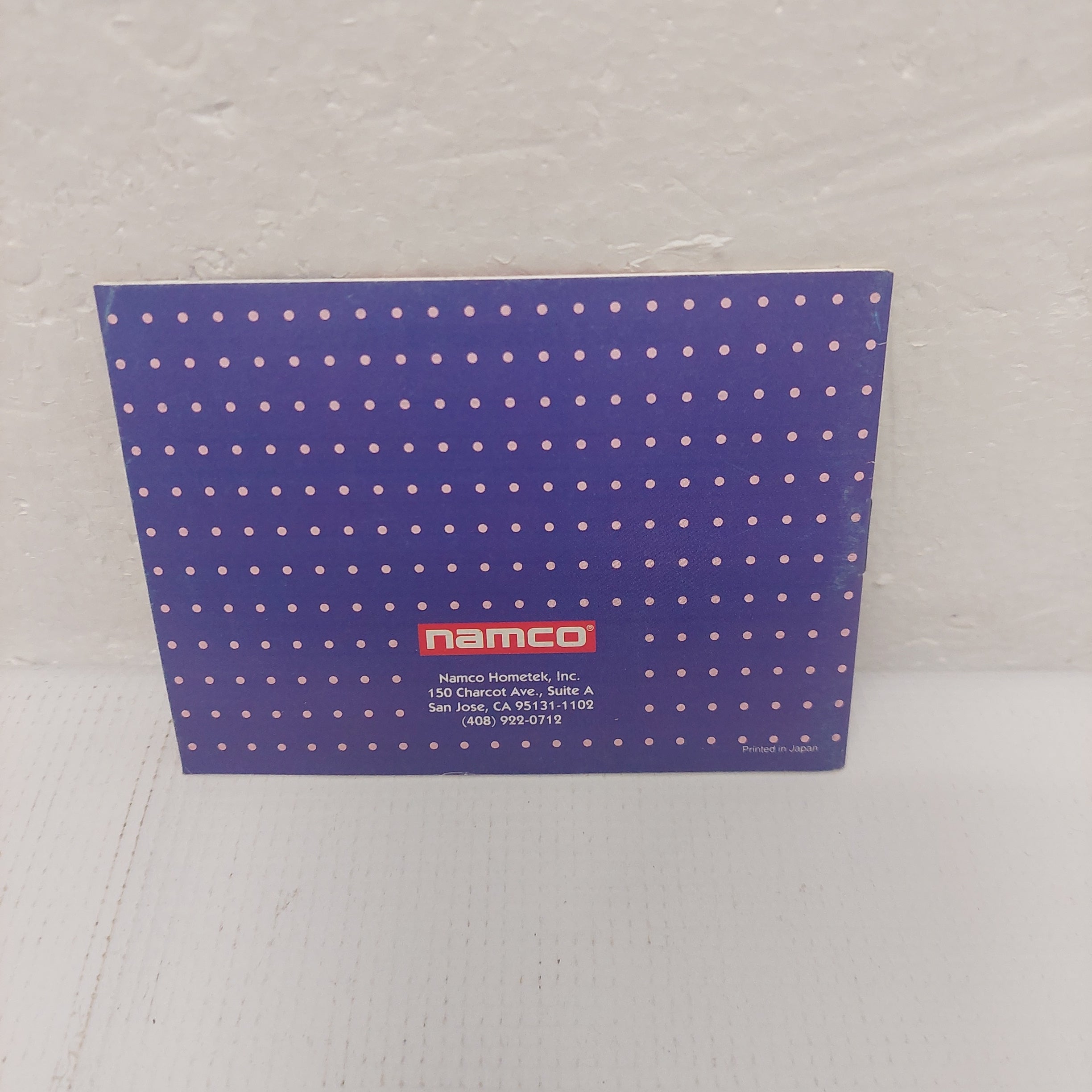 Nintendo Game Boy Ms. Pac-Man Instruction Manual