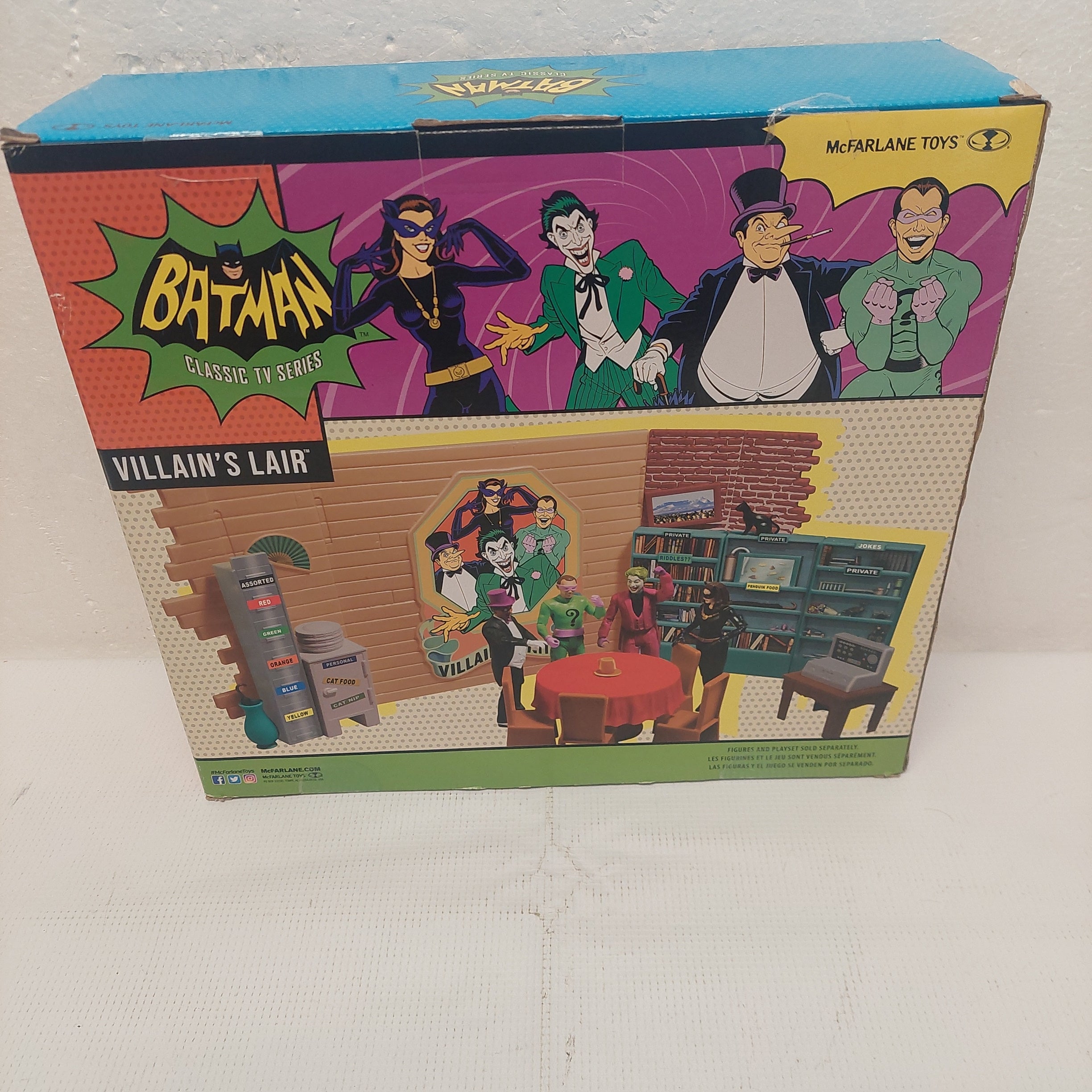 McFarlane DC Batman Classic TV Series Villain's Lair