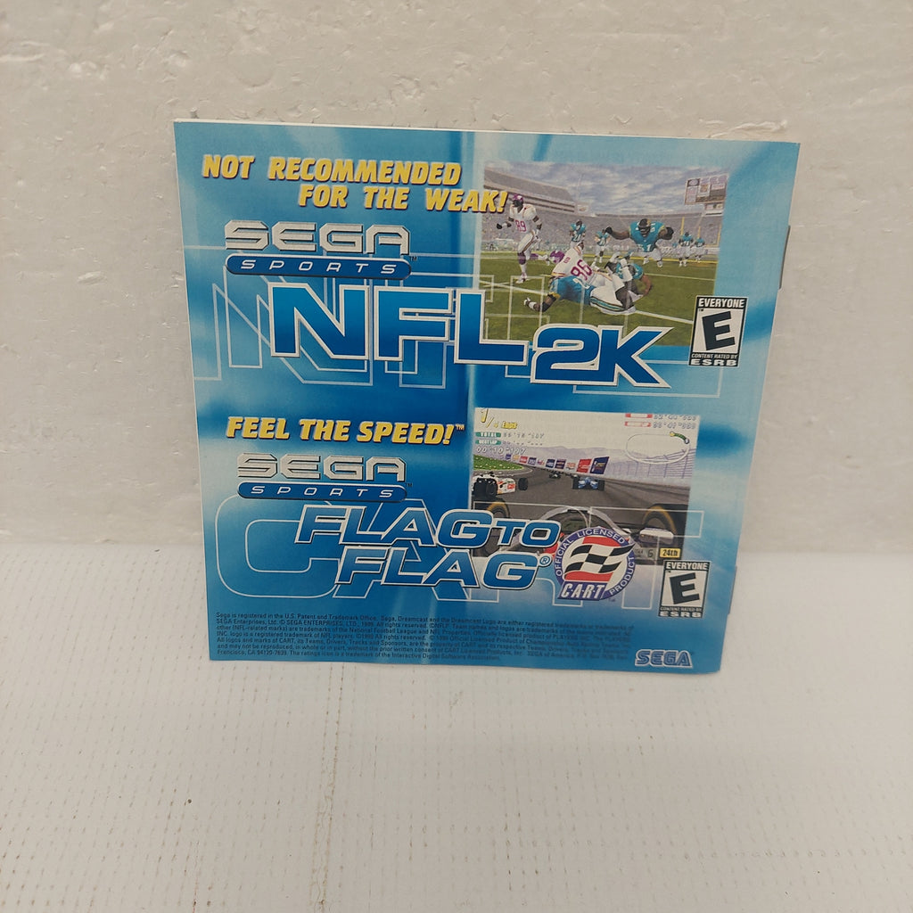 Sega Sports NBA 2K Dreamcast Instruction Manual ONLY