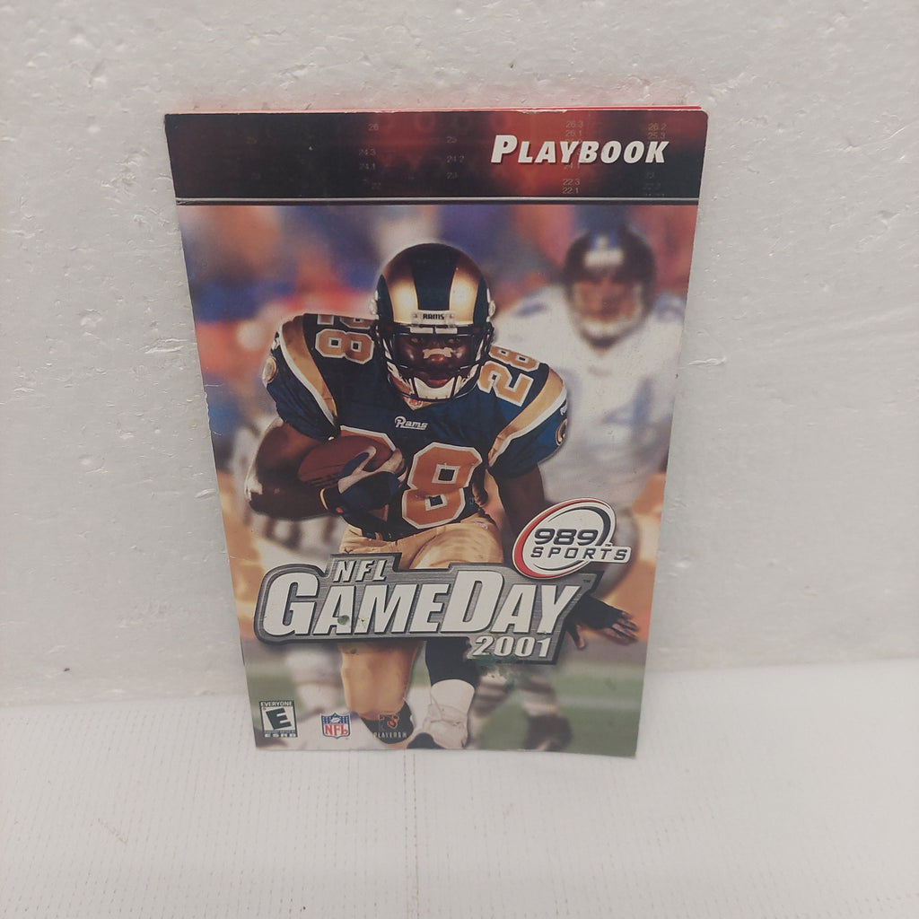 NFL Gameday 2001 PS2 Instruction Manual ONLY