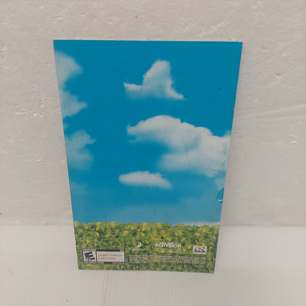 Over the Hedge PS2 Instruction Manual ONLY