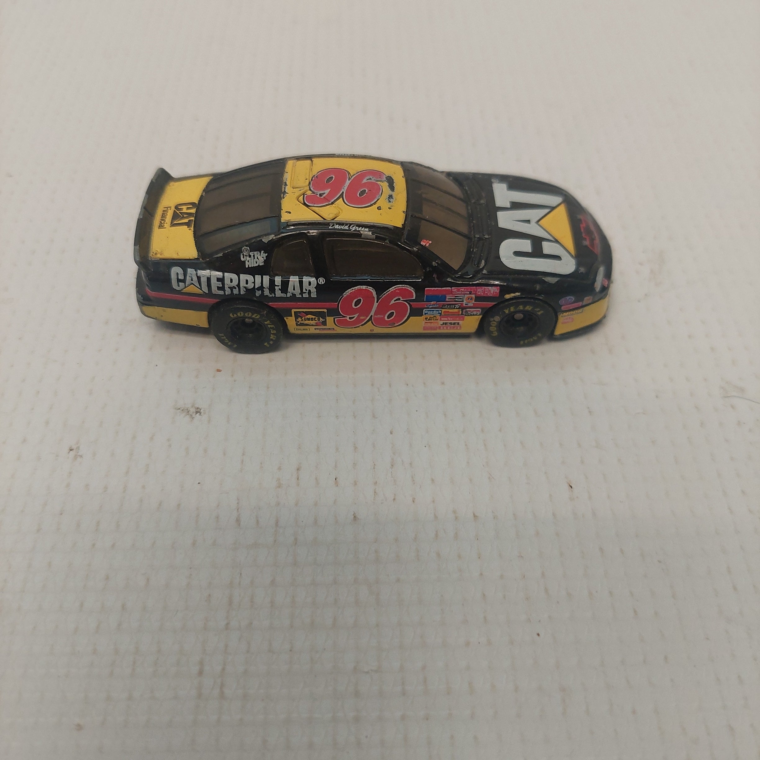 Hot Wheels Caterpillar #96 David Green NASCAR 1996 Super Speedway Car