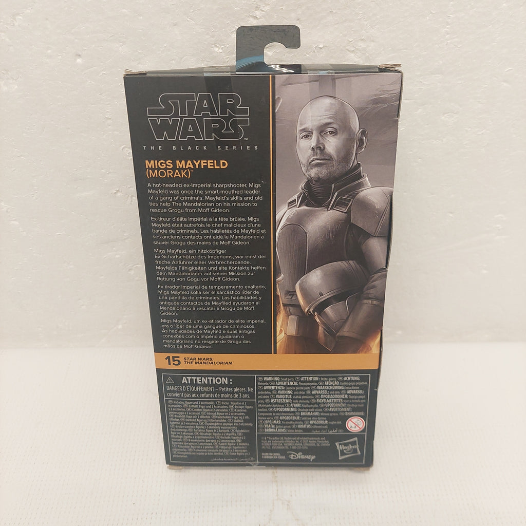 Star Wars: The Mandalorian Black Series Migs Mayfield (Morak)