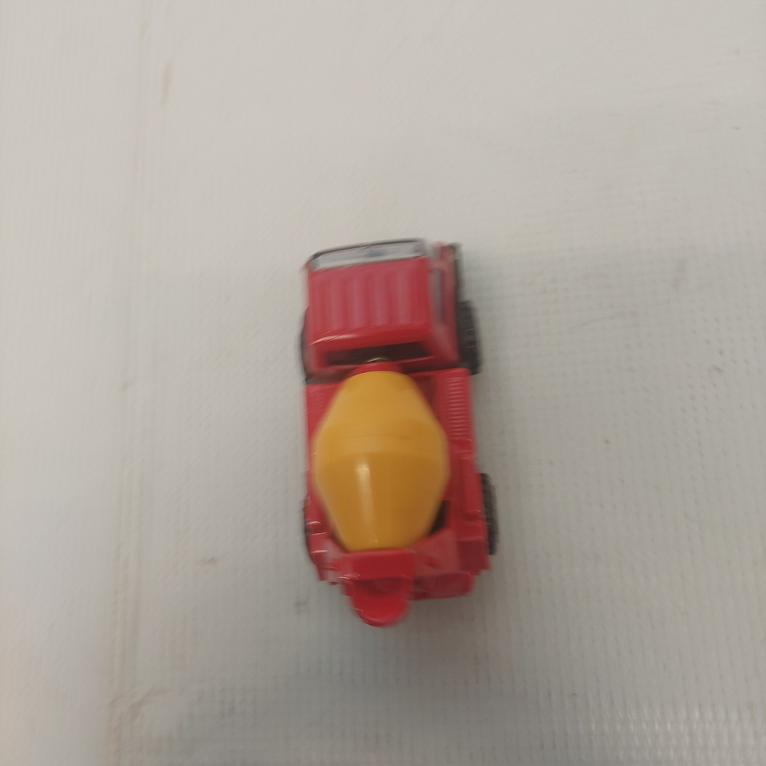 Vintage Tonka Red and Yellow Cement Mixer Truck