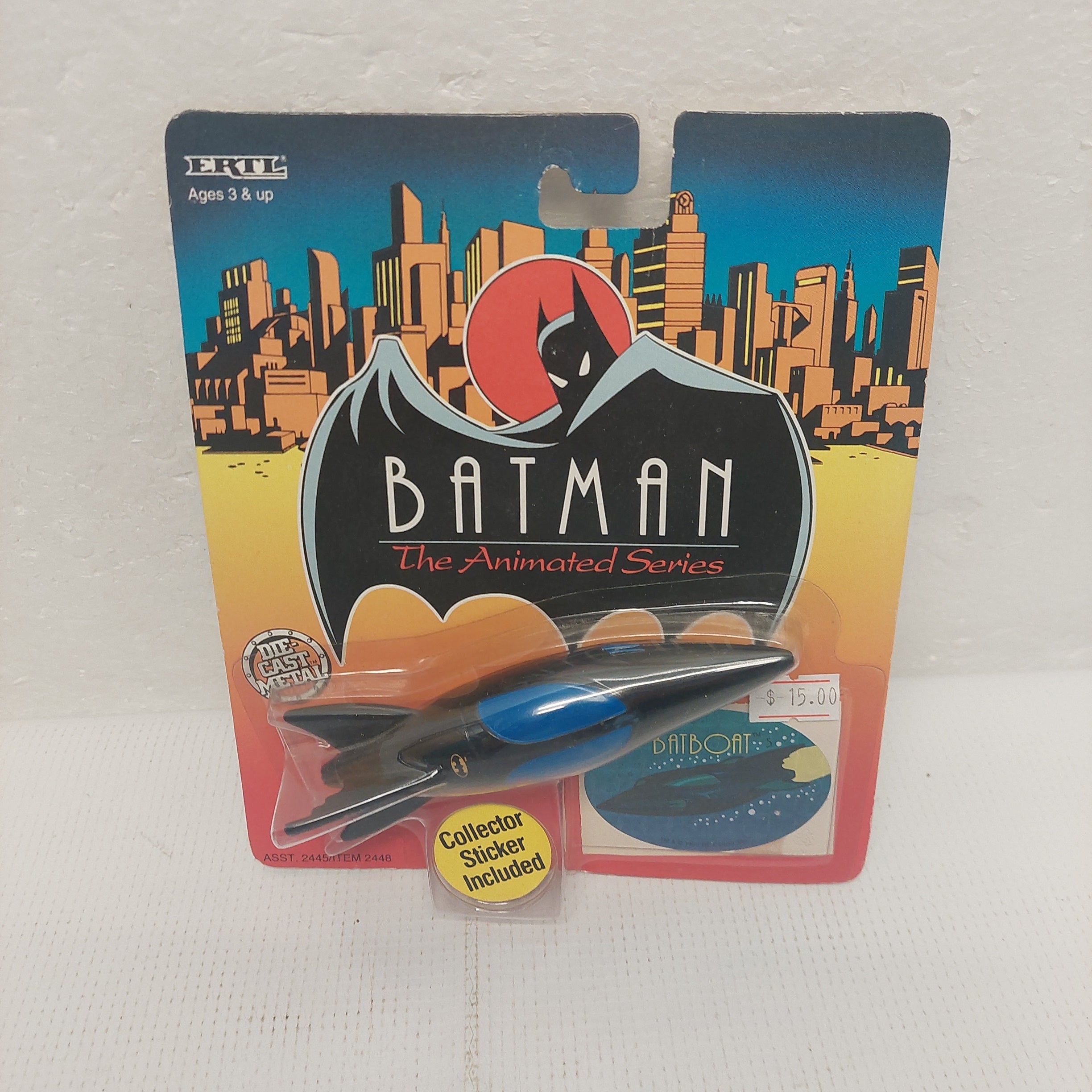 Batman The Animated Series Batboat Die-Cast Metal