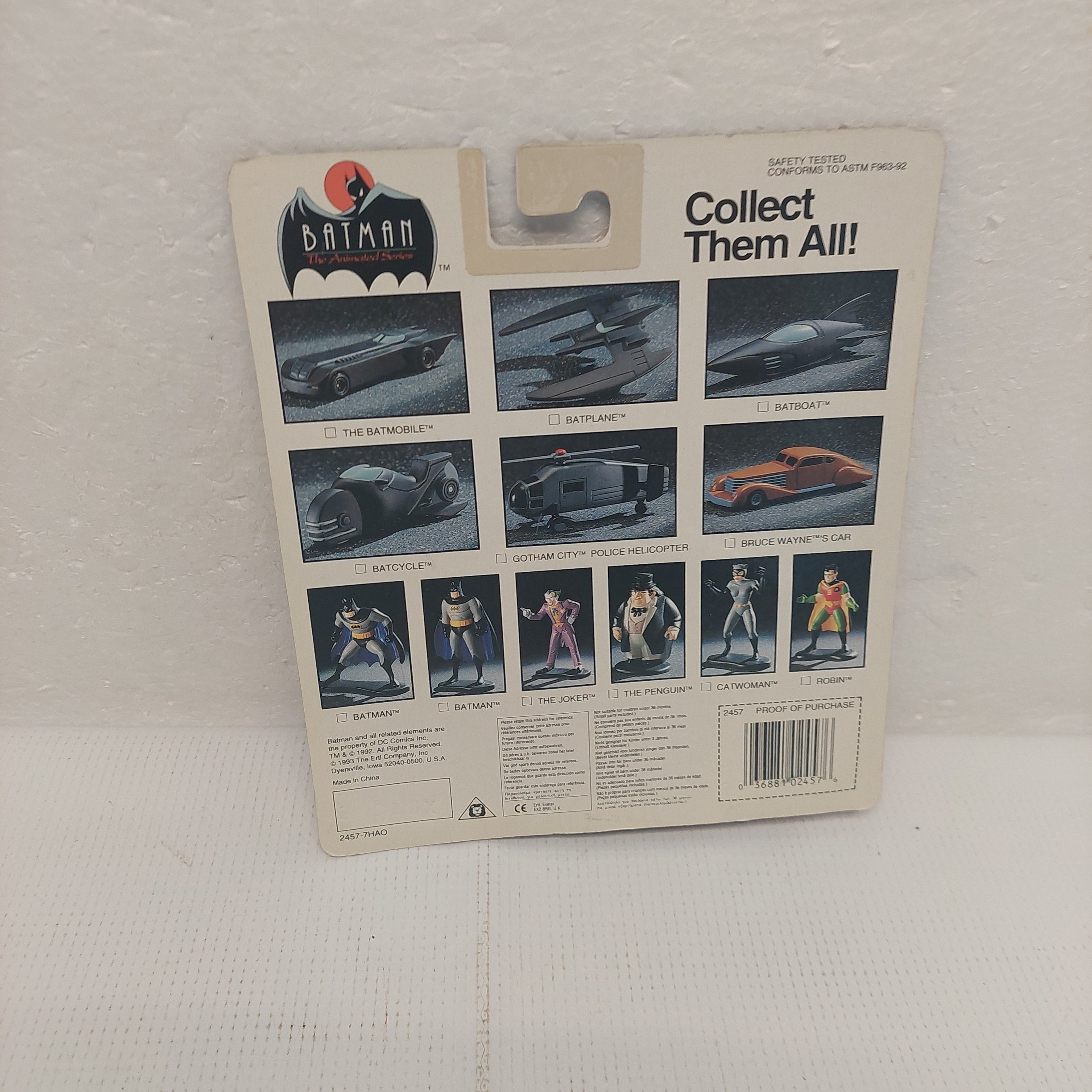 Batman The Animated Series Gotham City Police Helicopter Die-Cast Metal