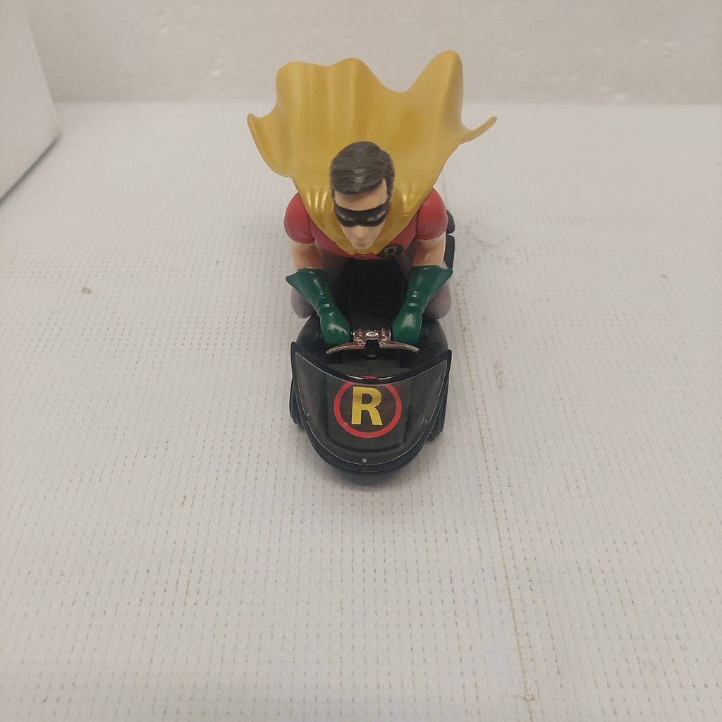 Hot Wheels Elite Batman Classic TV Series Batcycle with Batman and Robin
