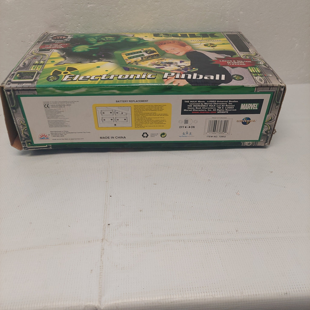 Marvel Hulk Electronic Pinball 2003