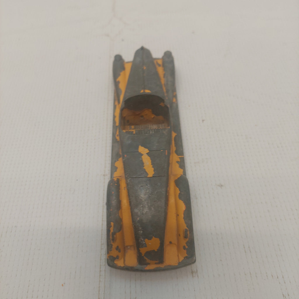 Vintage Metal Masters Speedster Yellow Convertible Die Cast Car