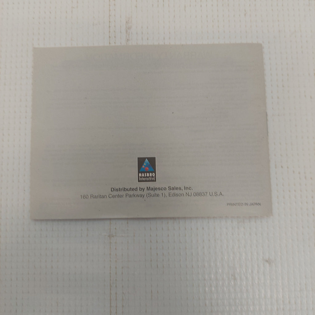 Nintendo Game Boy Color Frogger 2 Instruction Manual ONLY