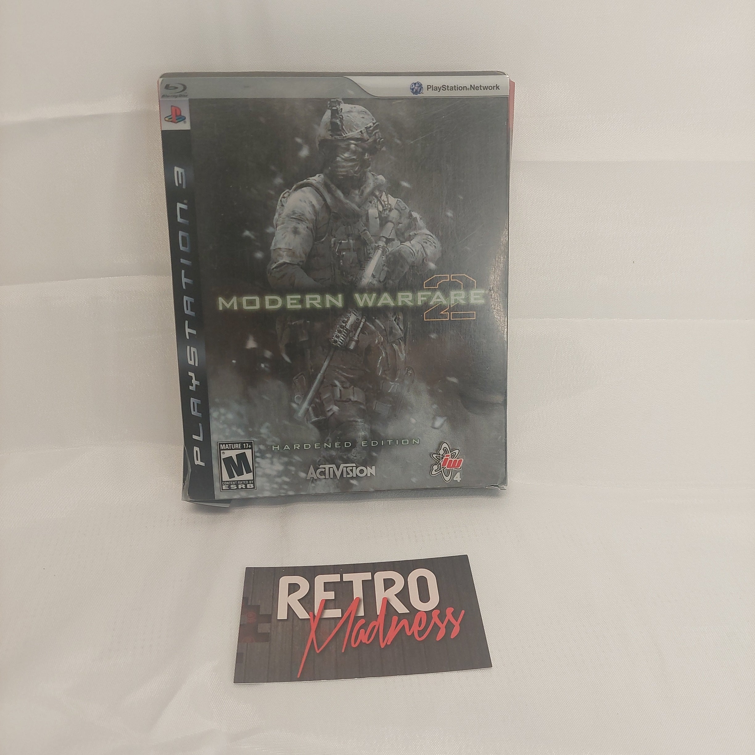 PlayStation 3 Modern Warfare 2 Hardened Edition Steelbook No Game. Dented