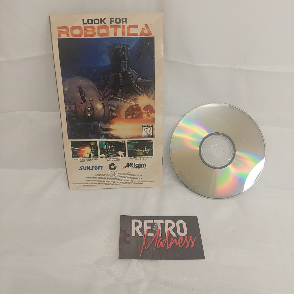 Myst Sega Saturn Game and Manual