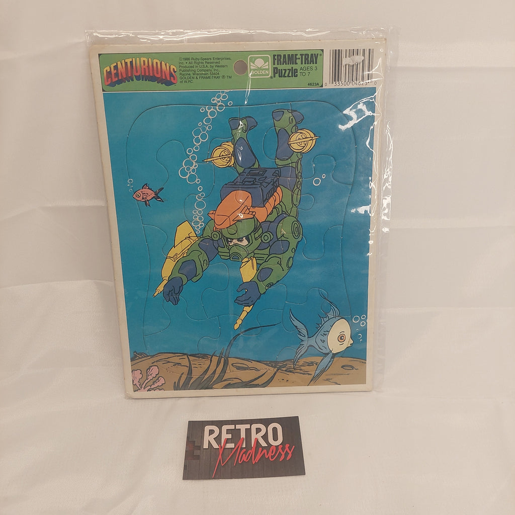 Vintage 1986 Centurions Golden Frame-Tray Puzzle