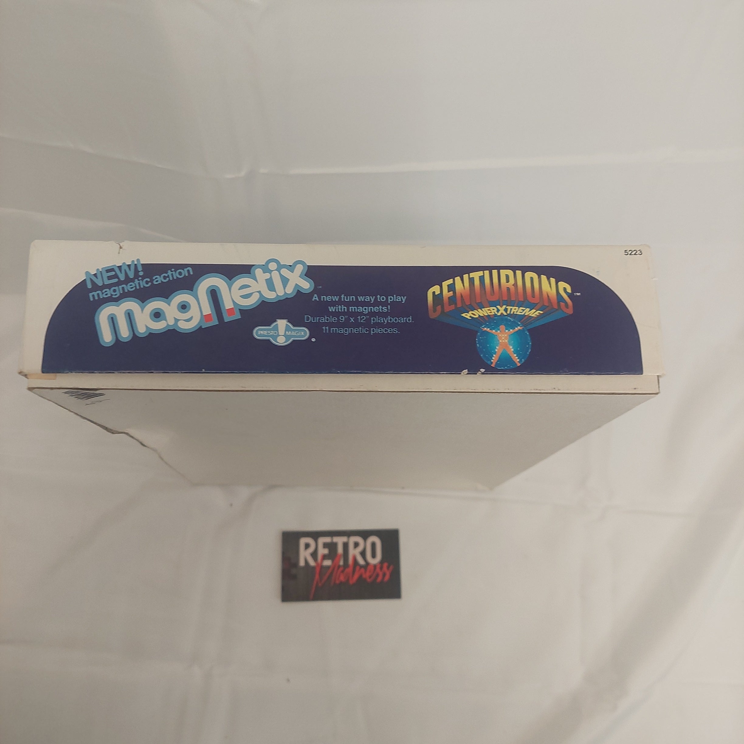 Vintage Magnetix Centurions Power Xtreme 9x12 Playboard with Magnets