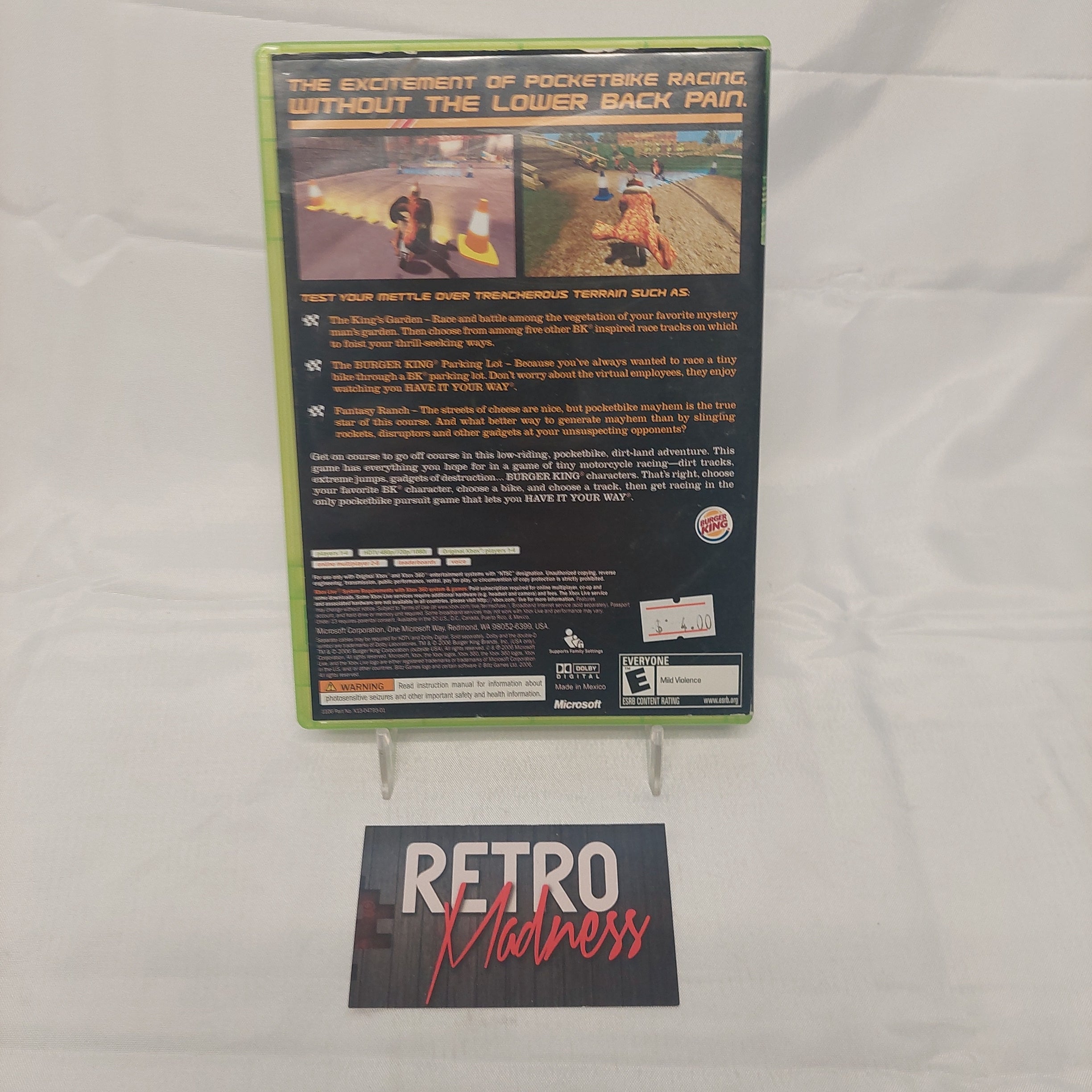 Xbox Pocket Bike Racer Video Game