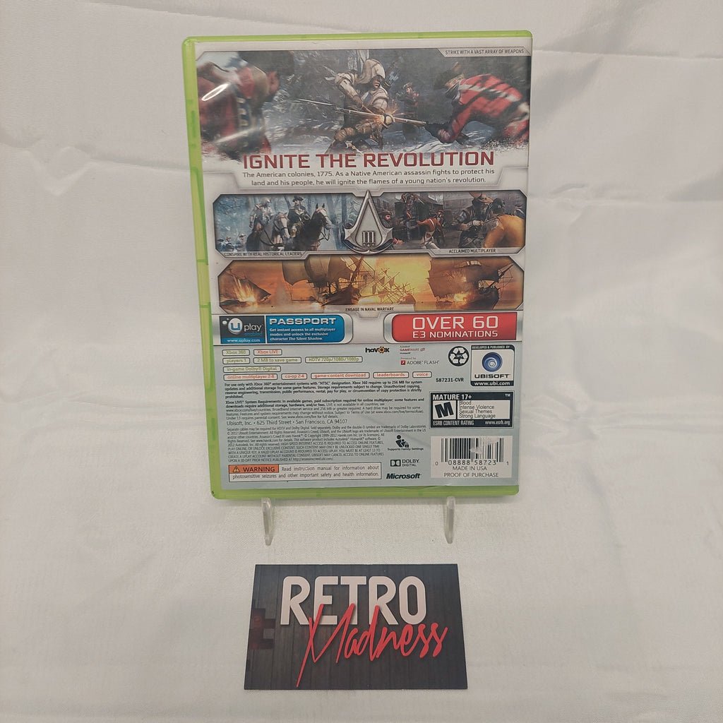 Xbox 360 Assassin's Creed III Target Edition Video Game