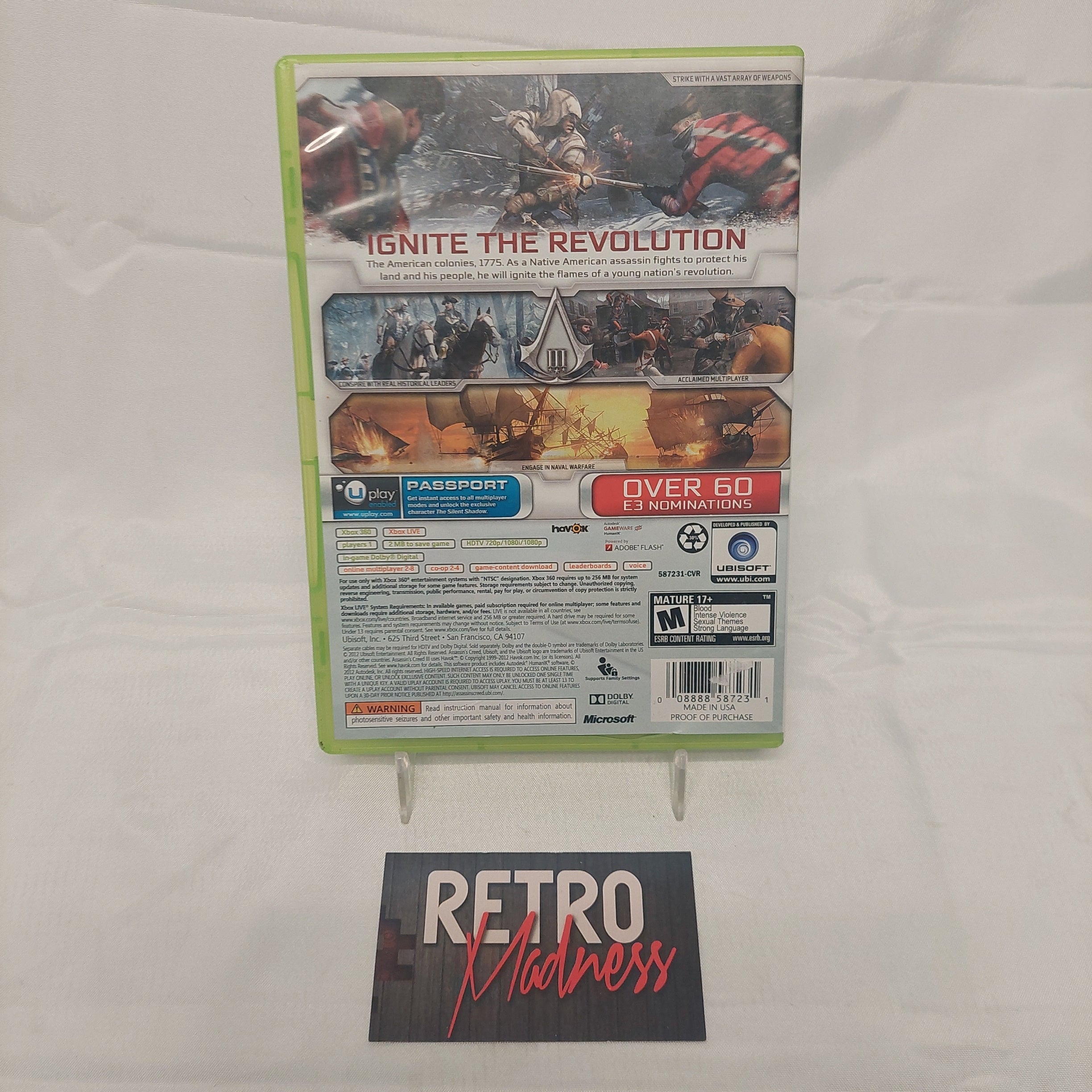 Xbox 360 Assassin's Creed III Target Edition Video Game