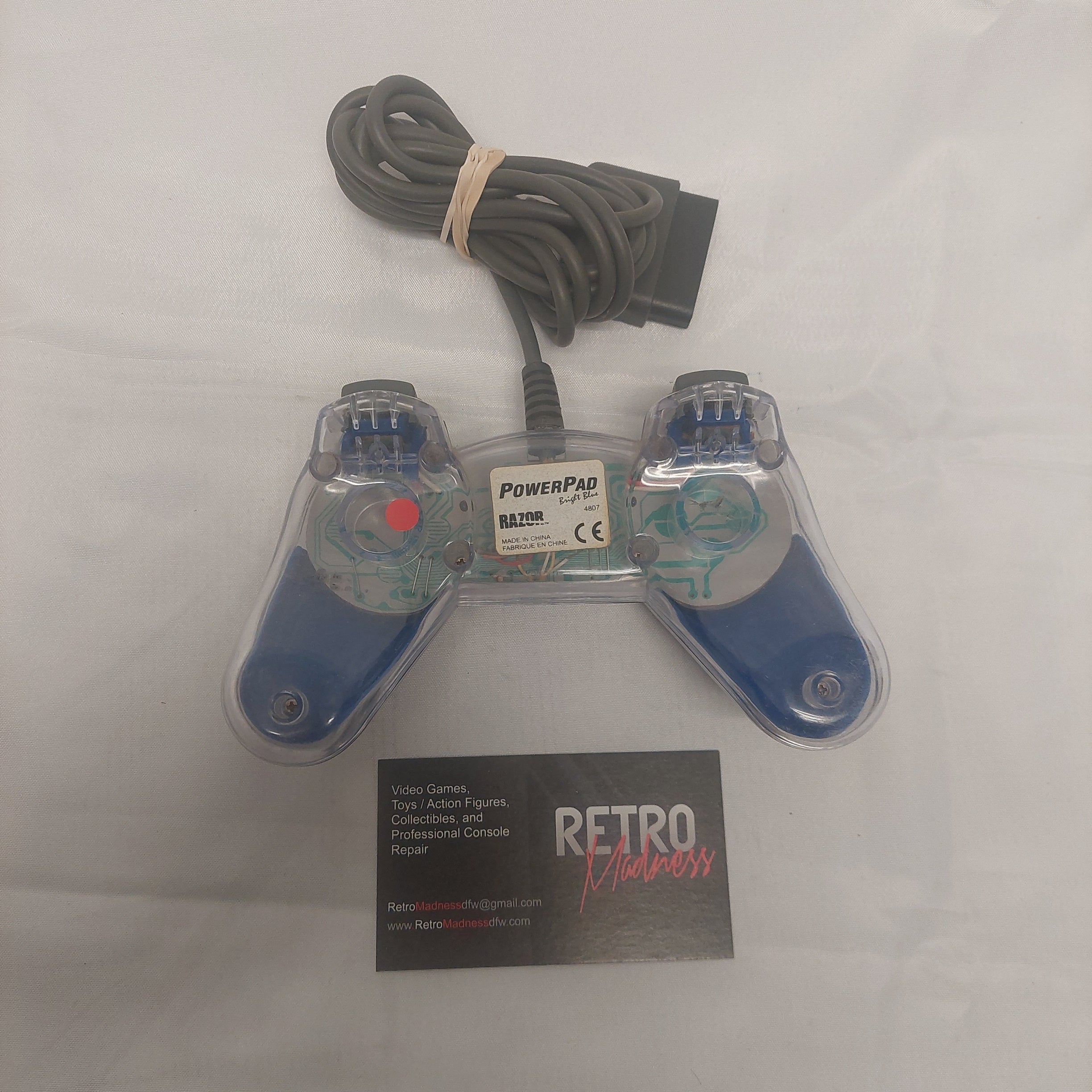 Razor Bright Blue Power Pad PS1 Controller Tested