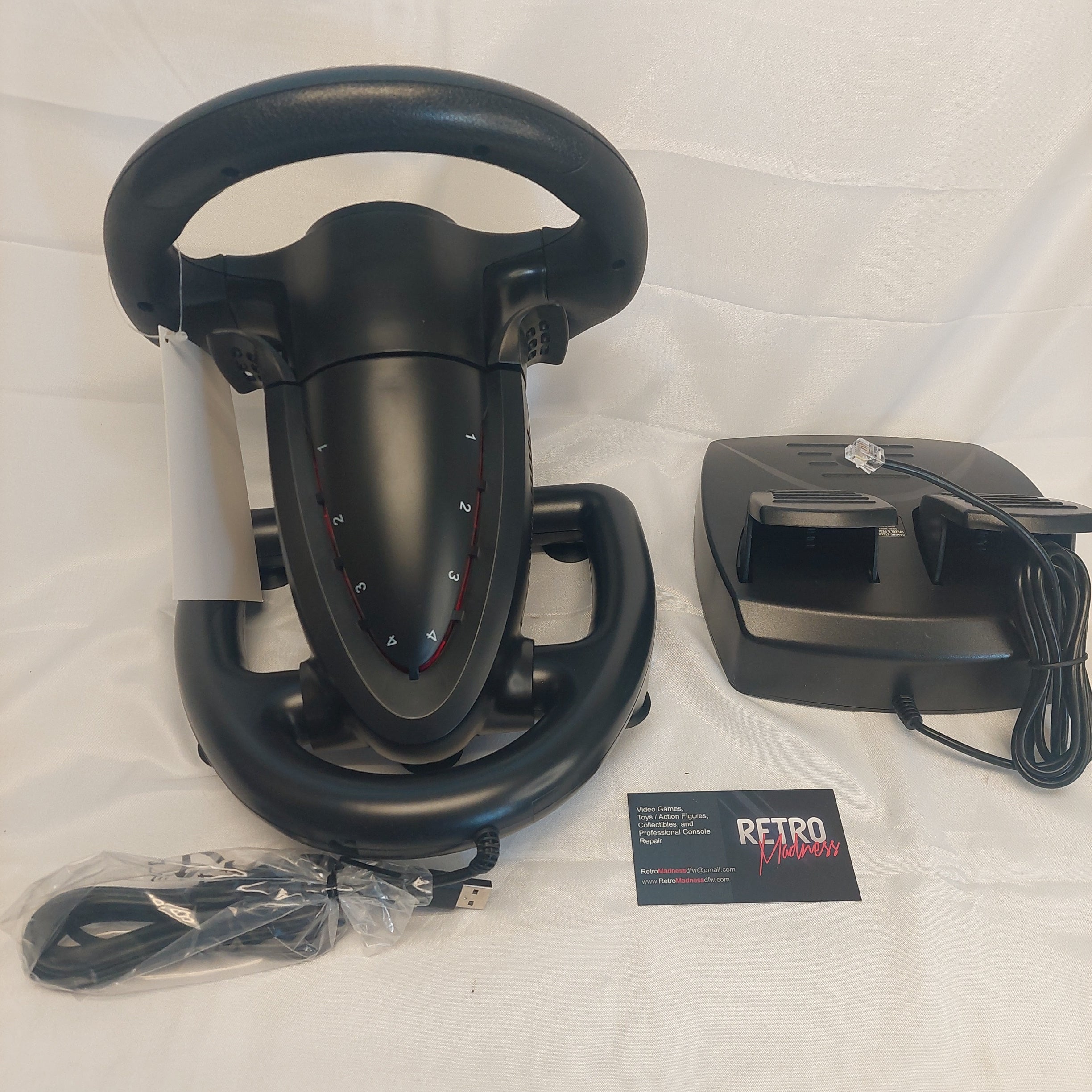 Numskull Racing Wheel & Pedals PS3 PS4 Xbox PC