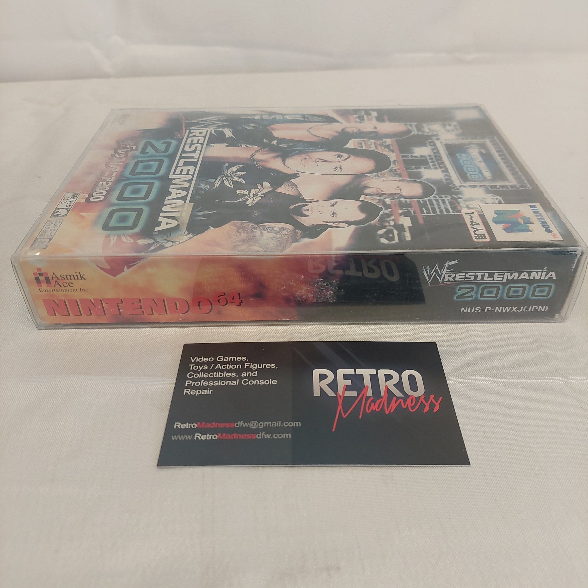 Nintendo 64 Wrestlemania 2000 Video Game Japanese