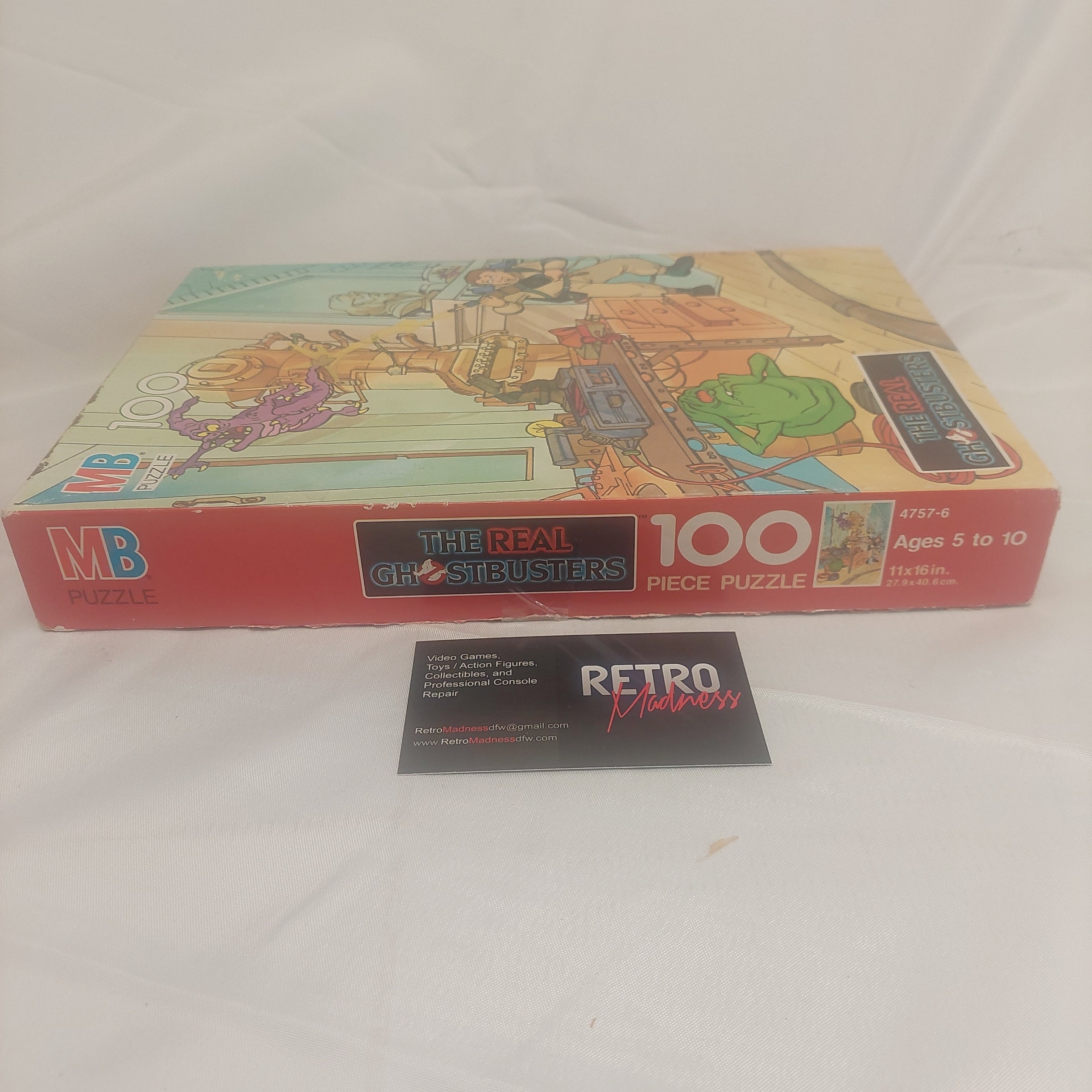 Vintage The Real Ghostbusters 100 Piece Puzzle