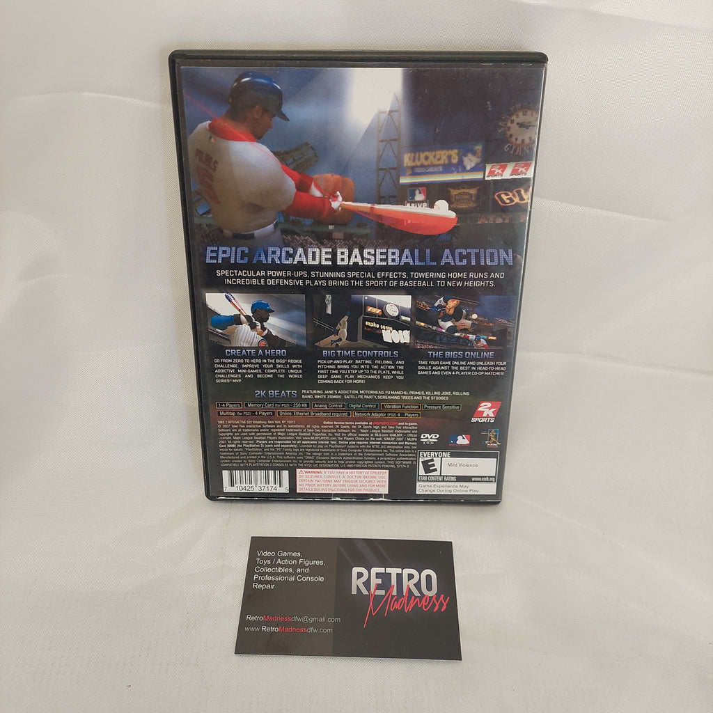 PS2 The Bigs Video Game 2K Sports
